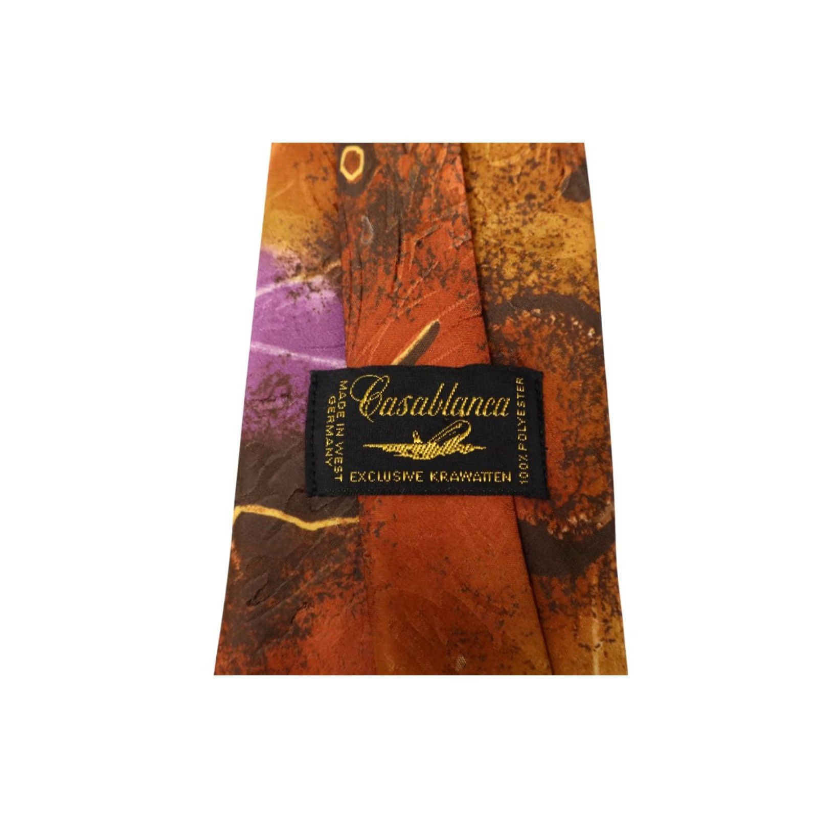 Casablanca Casablanca Tie Men's One Size Pointed Classic Multicolor Patterned Size ONE SIZE - 6 Thumbnail