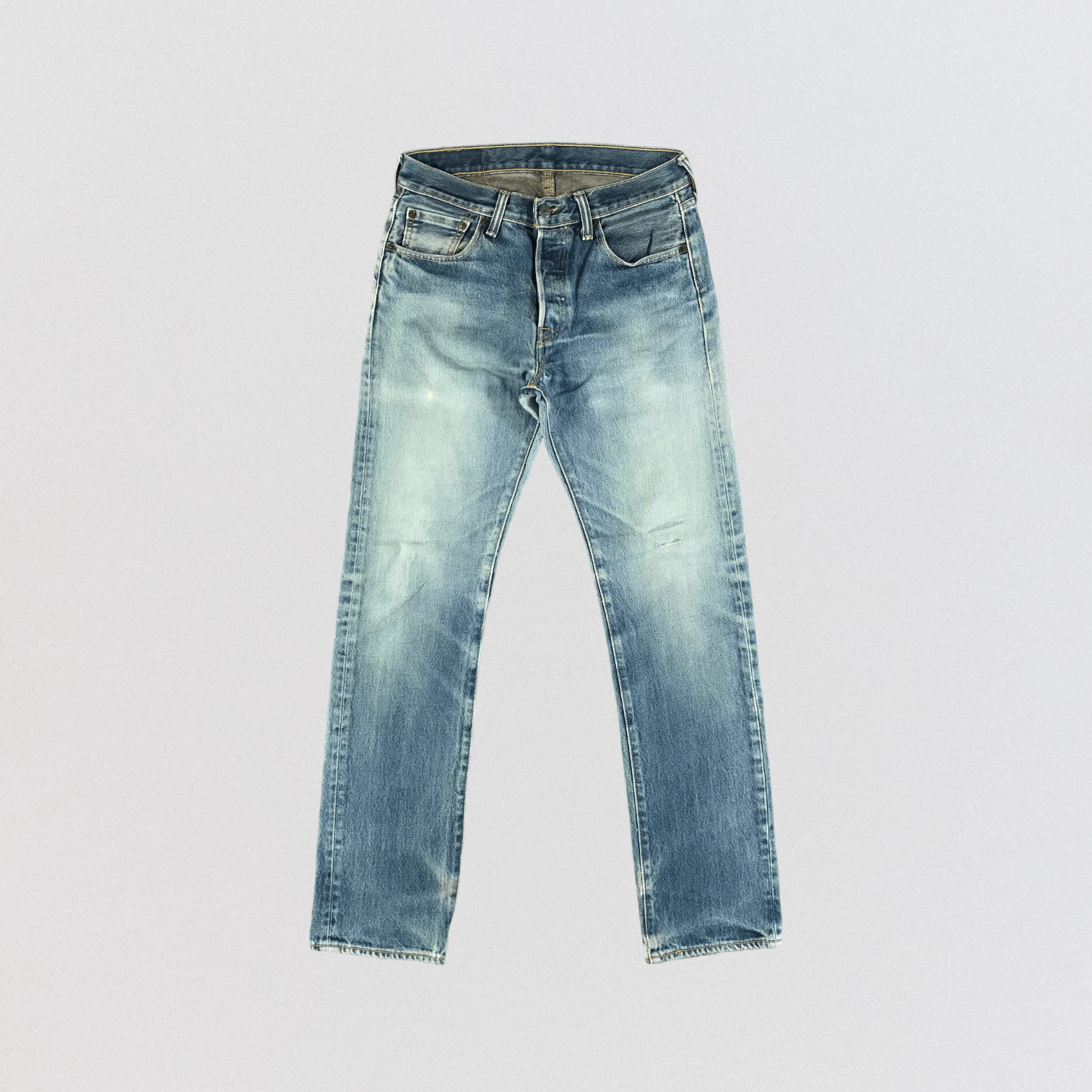 Levi's Vintage Blue Wash Levis 501 Jeans-JM3339 Size US 31 - 1 Thumbnail