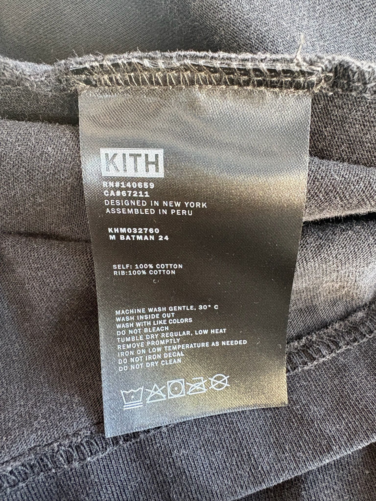 Kith Kith "Batman And Robin" Logo Vintage Tee (Black) Size US M / EU 48-50 / 2 - 5 Thumbnail