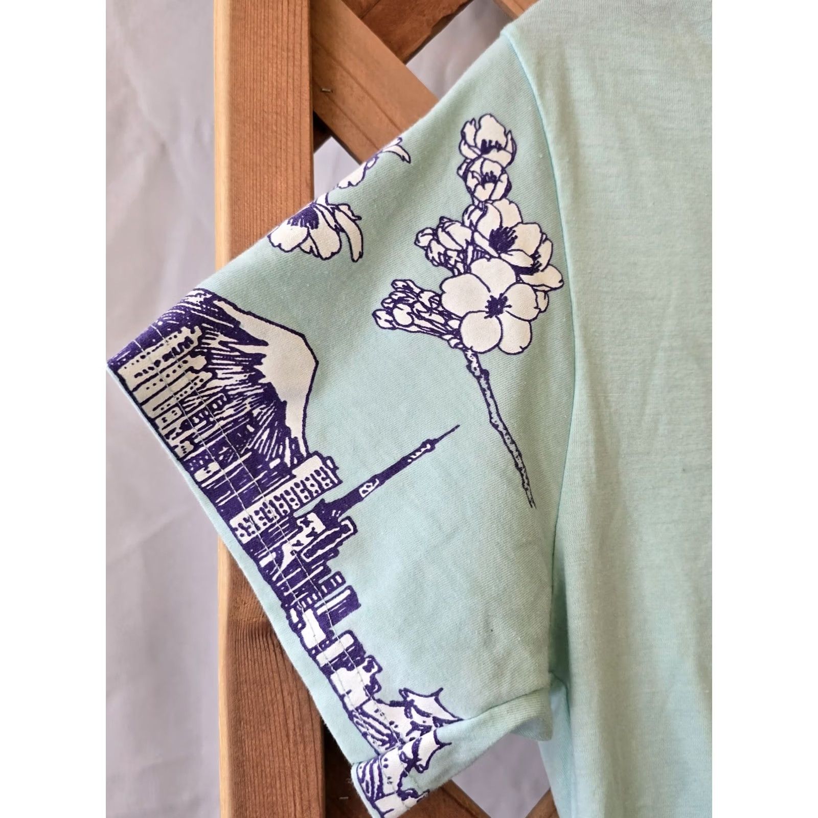 Vintage Fresh Laundry Tokyo Racing Club Disorderly Conduct T-shirt - Blue - Size M - Men - Cotton Polyester - Short Sleeve - Crew Neck - Graphic Print - 90s? Size US M / EU 48-50 / 2 - 7 Thumbnail