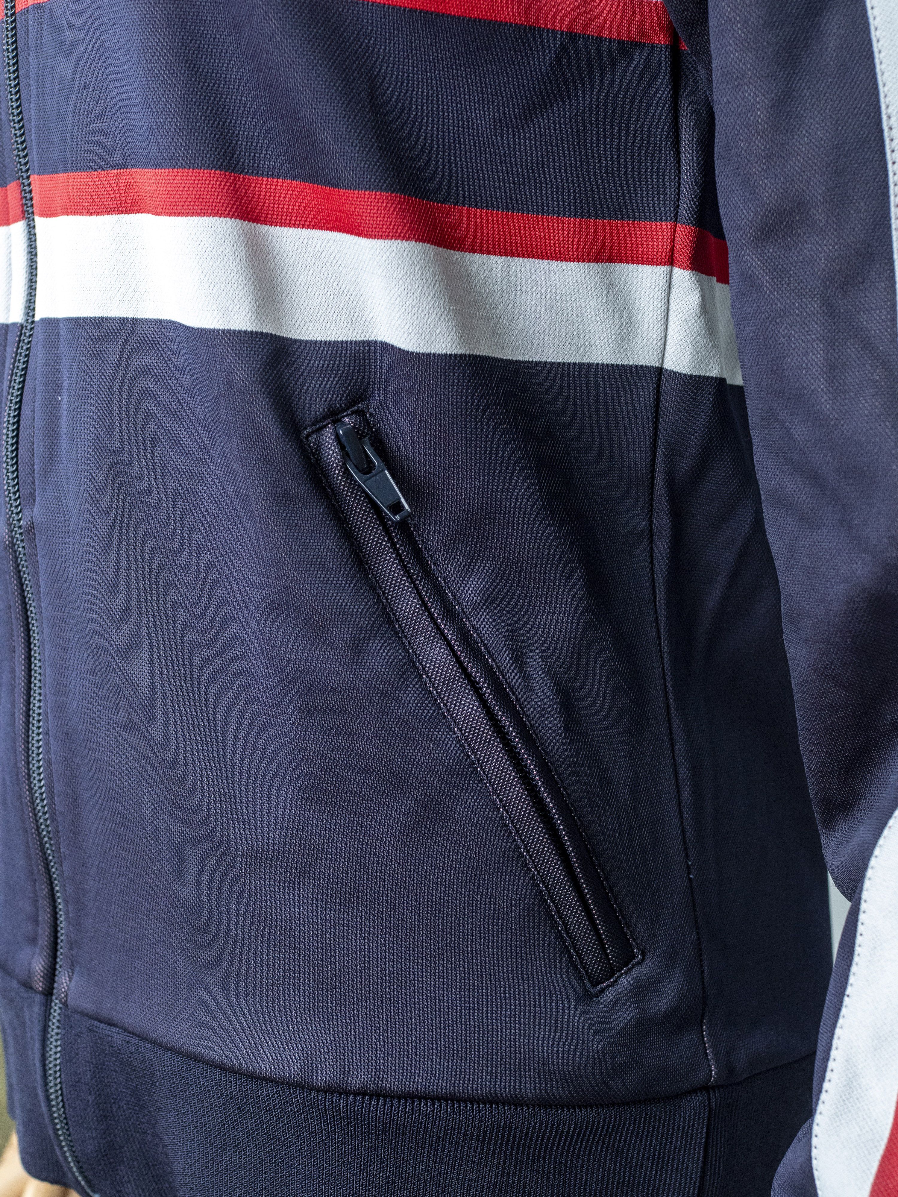 Dior Christian Dior Navy Zip Up Track Jacket With Line Star Logo Size XS / US 0-2 / IT 36-38 - 5 Thumbnail