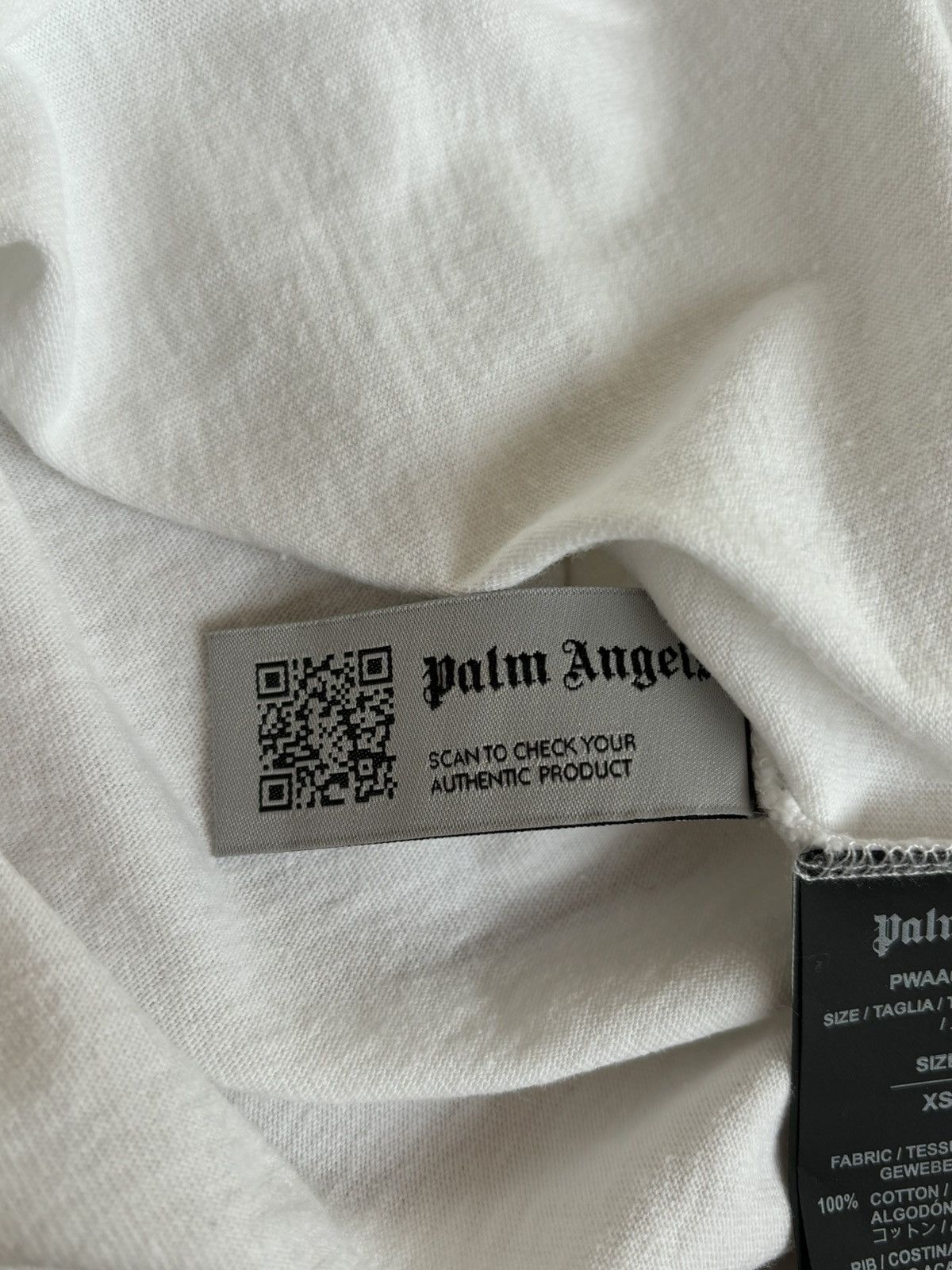 Palm Angels Palm Angels Classic Logo Over T-shirt Size US XS / EU 42 / 0 - 6 Thumbnail