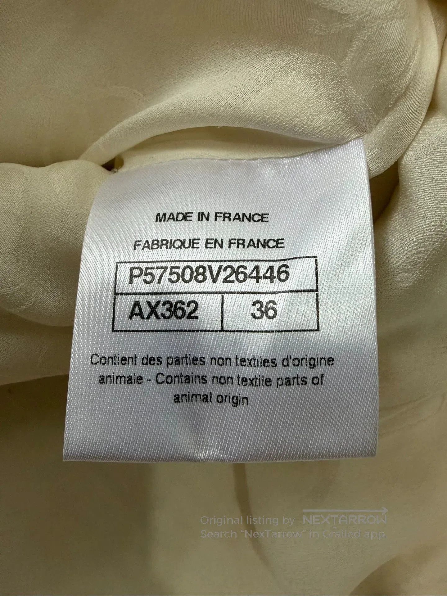 Chanel Chanel Beige Tweed Pearl Button Jacket. Size US S / EU 44-46 / 1 - 5 Thumbnail