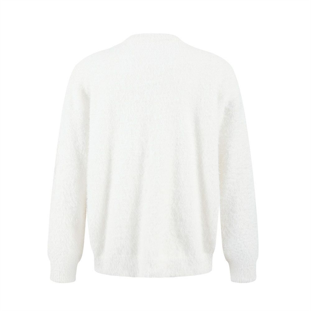 Vintage Men's loose casual butterfly jacquard sweater Size US M / EU 48-50 / 2 - 2 Thumbnail