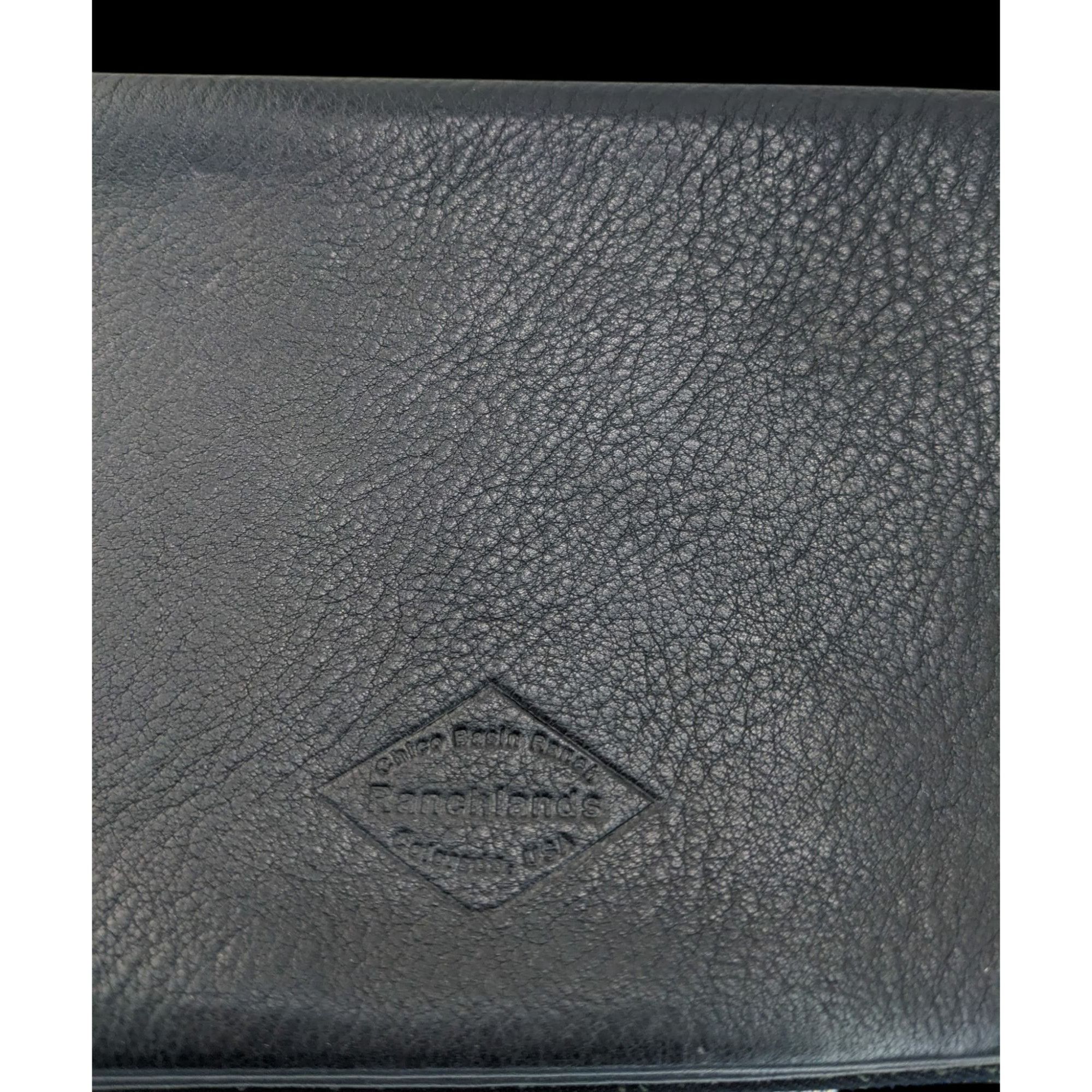 Other Western Ranchlands Black Leather Fold Over Clutch Chico Basi Size ONE SIZE - 3 Thumbnail