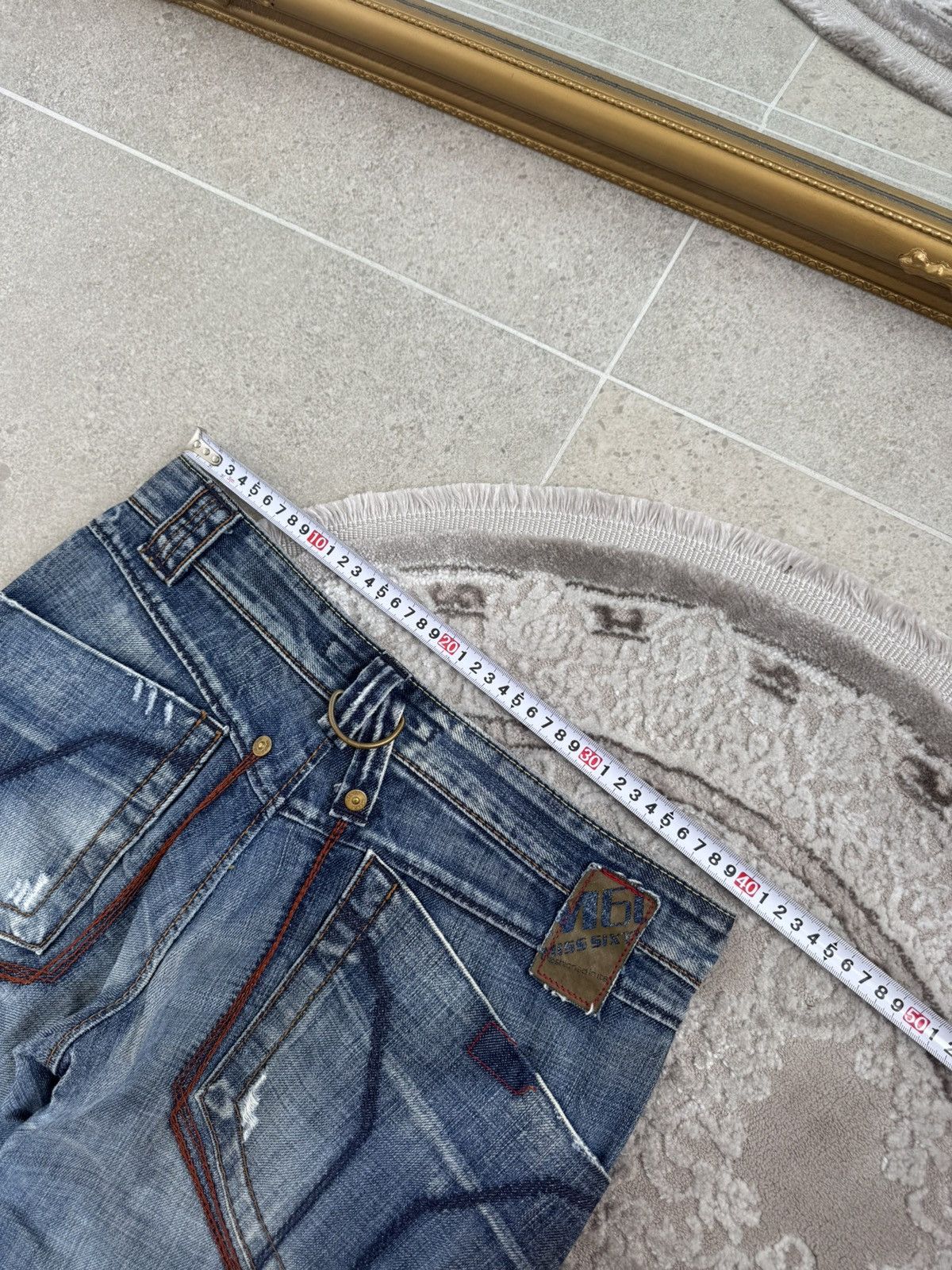 Miss Sixty Archive Miss Sixty Distressed Denim – Y2K Utility Style Size 29" - 4 Thumbnail