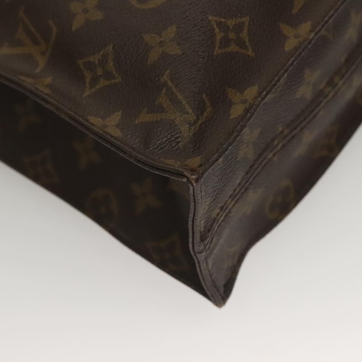 Louis Vuitton LOUIS VUITTON Monogram Sac Plat Hand Bag M51140 Size ONE SIZE - 16 Thumbnail
