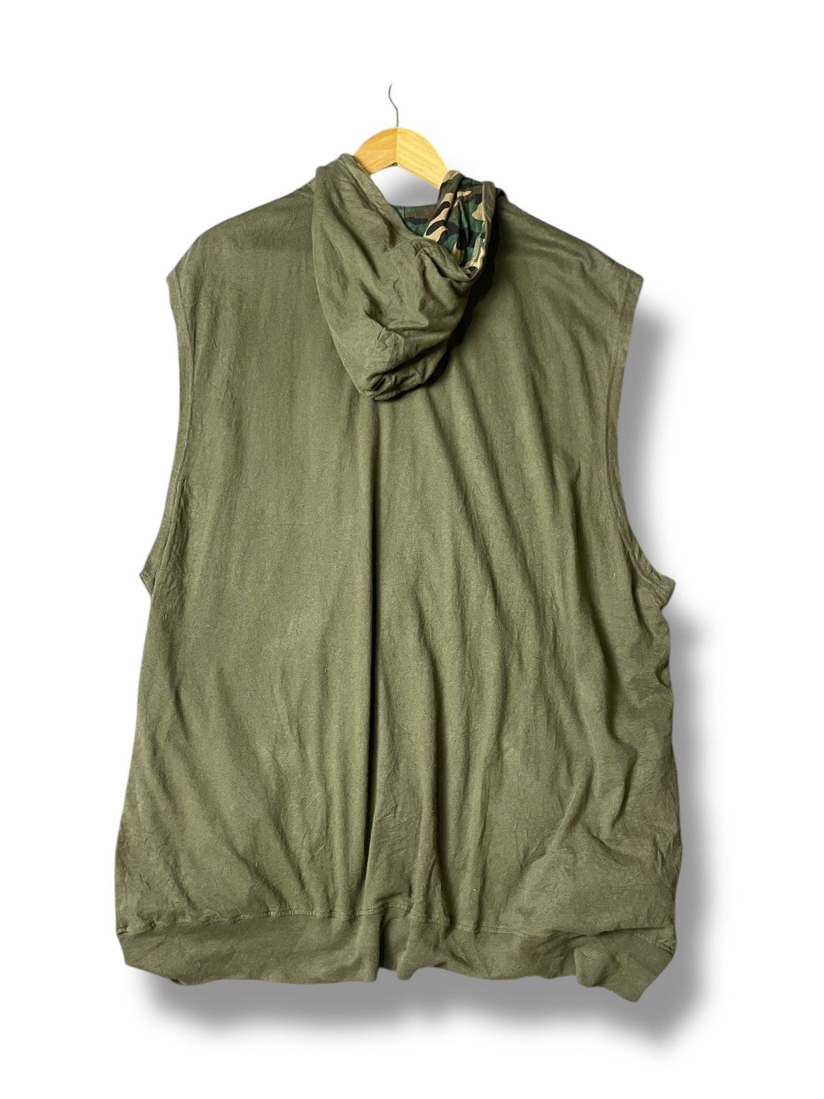 Japanese Brand × Vintage Smack Aspiration Sleeveless Hooded Zipper Jacket (105) Size US XL / EU 56 / 4 - 5 Thumbnail