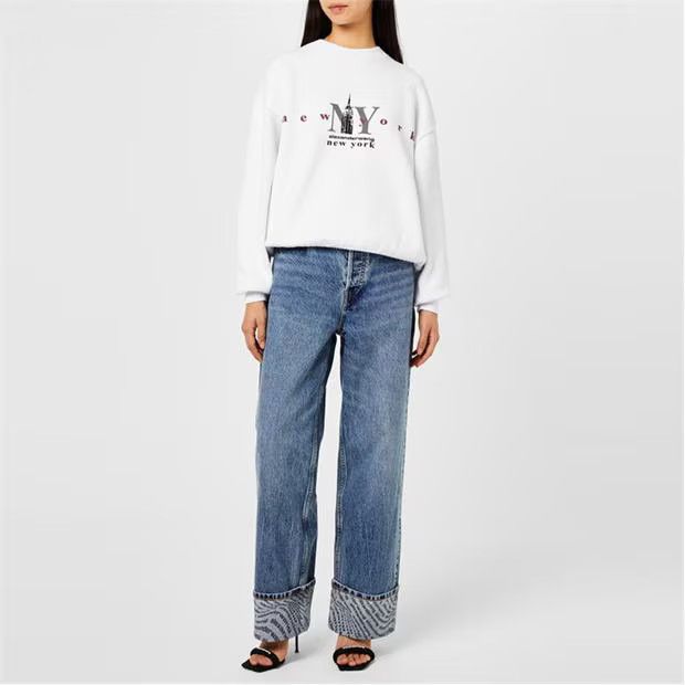 Alexander Wang o1g2r1mq0824 Sweatshirts in White Size S / US 4 / IT 40 - 4 Thumbnail
