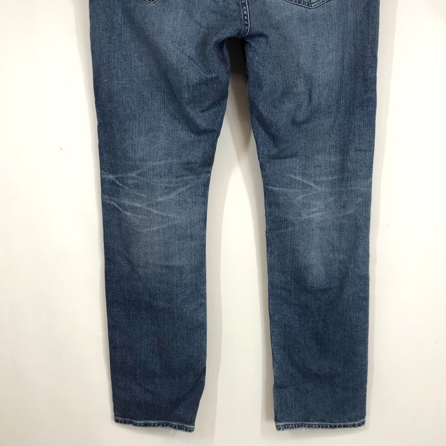 Vintage AG Adriano Goldschmied Everett Slim Straight Jeans Blue Medium Wash Mens 38x32 Straight Denim 5-Pocket Vintage No Regular Fit Jeans Size 26" / US 2 / IT 38 - 6 Thumbnail