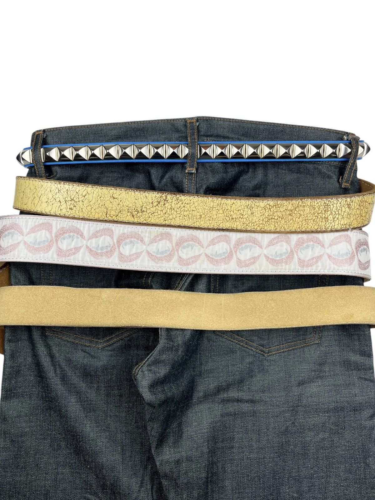 Comme des Garcons Comme des Garcons Homme Plus Crystal Rhinestone Buckle Belt Size ONE SIZE - 3 Thumbnail