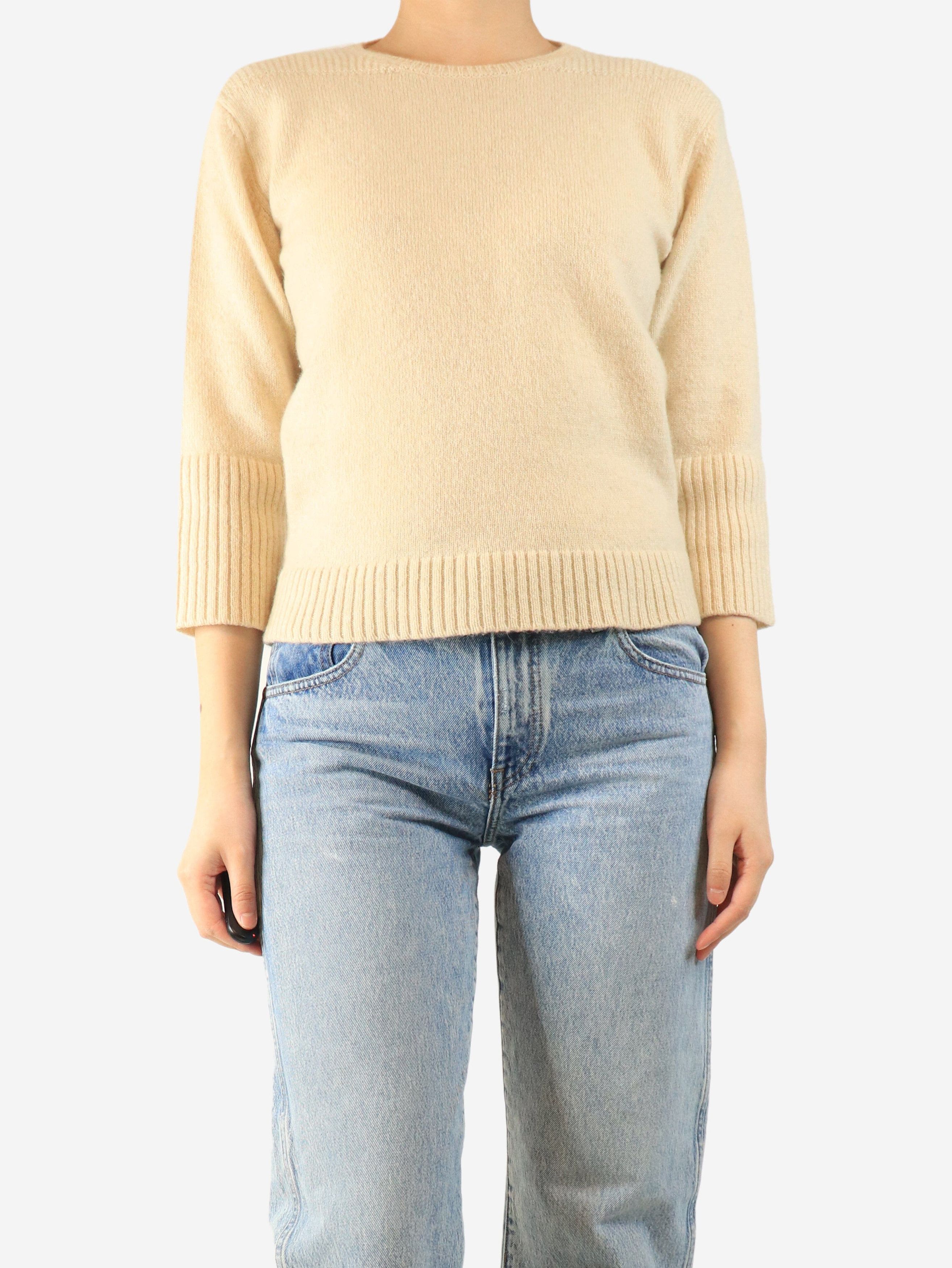 Other Cream cashmere jumper - UK 14 Size L / US 10 / IT 46 - 1 Thumbnail
