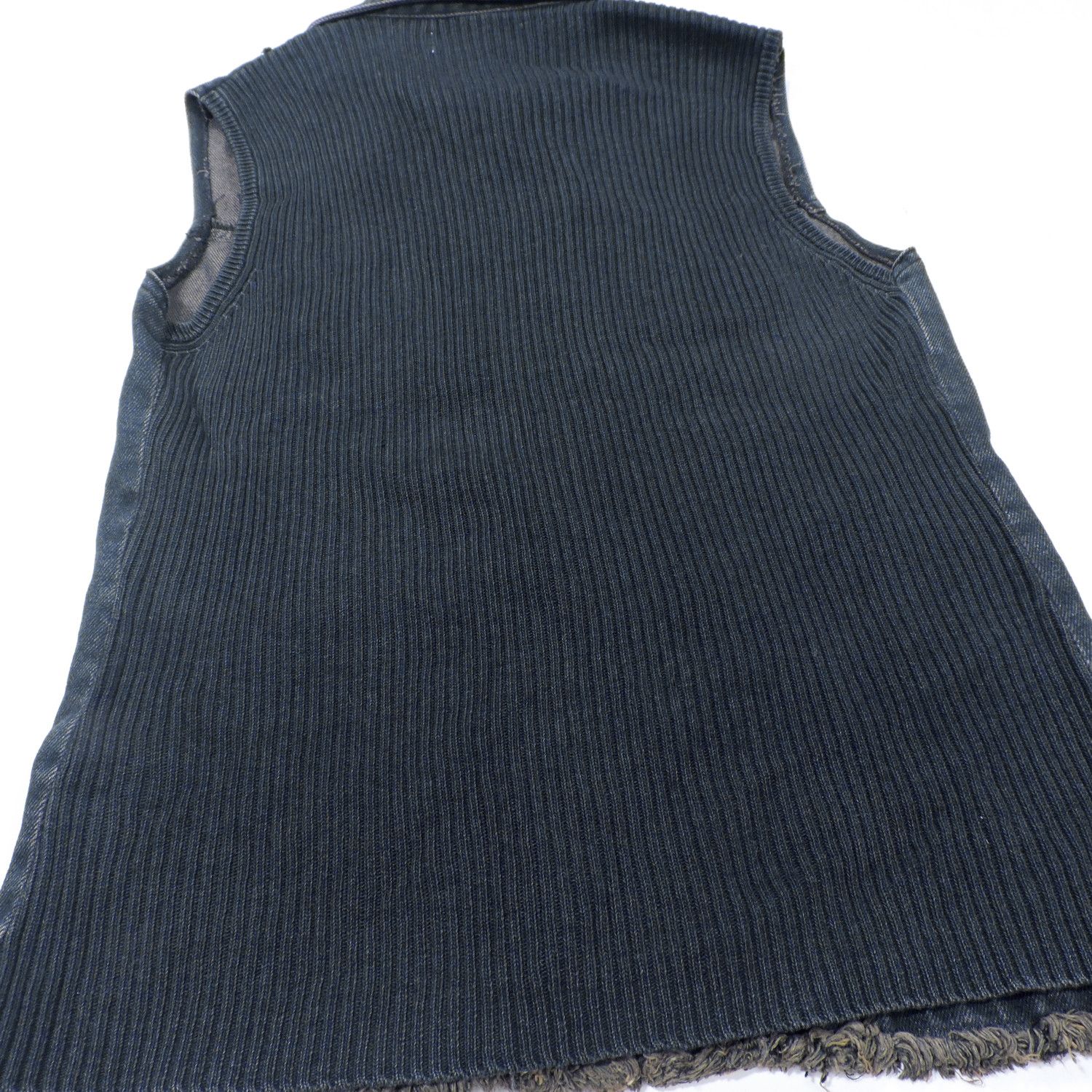 Yohji Yamamoto SACSNY Y'SACCS YOHJI YAMAMOTO EMBROIDERY FLOWER DENIM VEST Size M / US 6-8 / IT 42-44 - 12 Thumbnail
