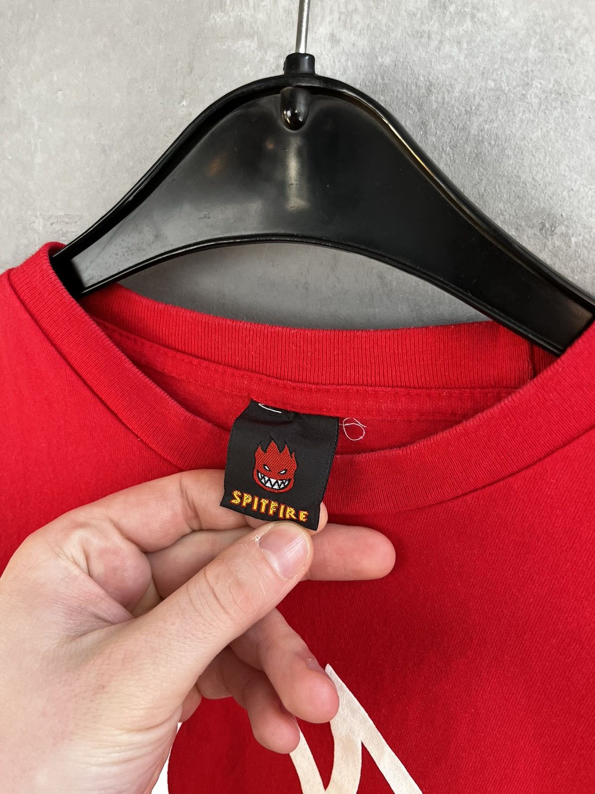 Hook-Ups × Spitfire × Vintage Spitfire Vintage Made in USA Flame Face T-Shirt Tee Size US L / EU 52-54 / 3 - 5 Thumbnail