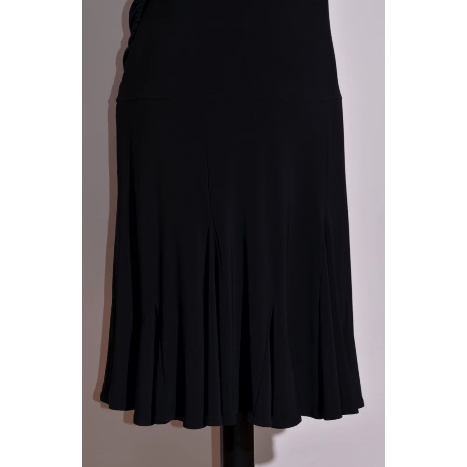 Joseph Ribkoff Joseph Ribkoff Dress Black Faux Wrap Sleeveless Women's UK18 US16 D44 Knee Length V-Neck Party/Cocktail A-Line XS? Size XXL / US 16-18 / IT 52-54 - 3 Thumbnail