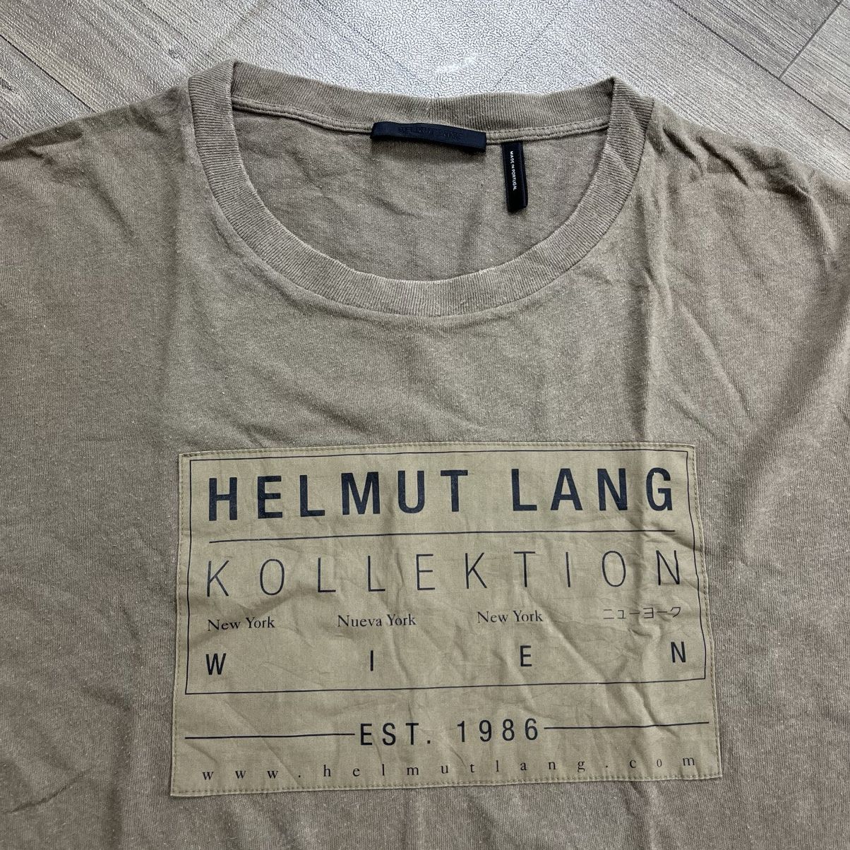 Helmut Lang Luxury Helmut Lang Kollektion Logo Patch Tee Size US M / EU 48-50 / 2 - 3 Thumbnail