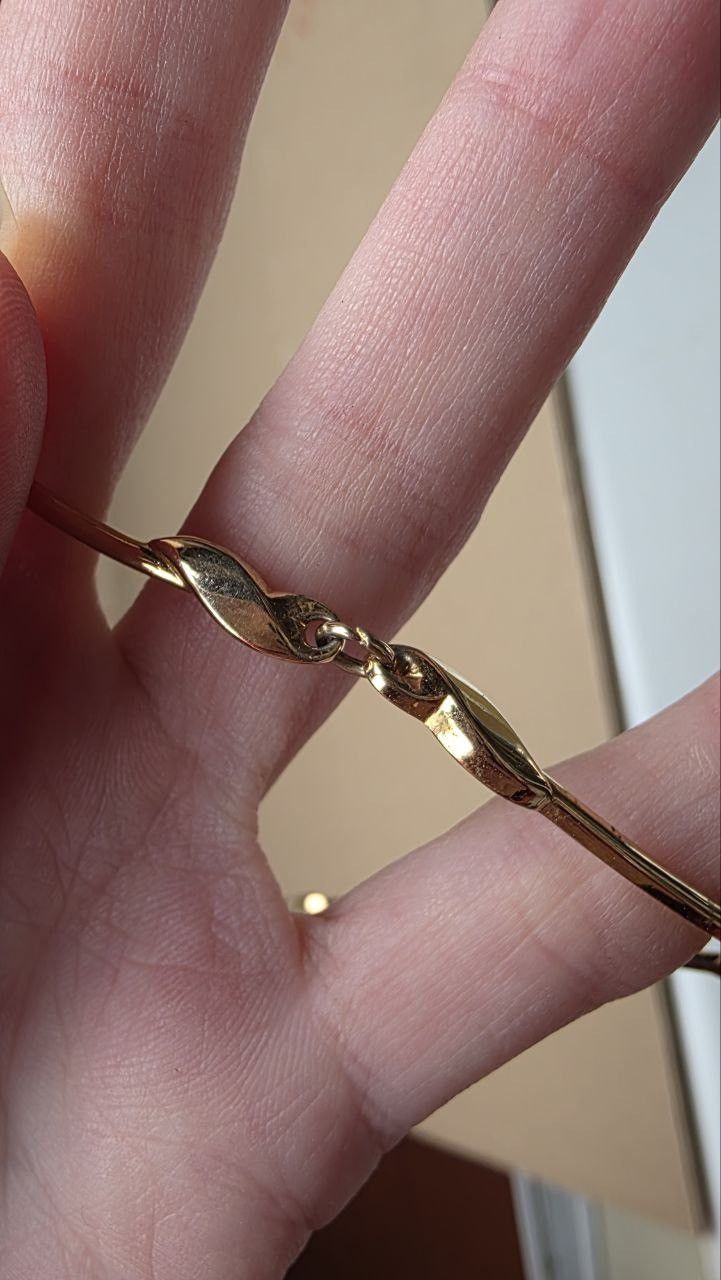 Dior Vintage Gold-Plated Necklace w/ Dior-Style Engraving, 70s–80 Size ONE SIZE - 11 Thumbnail