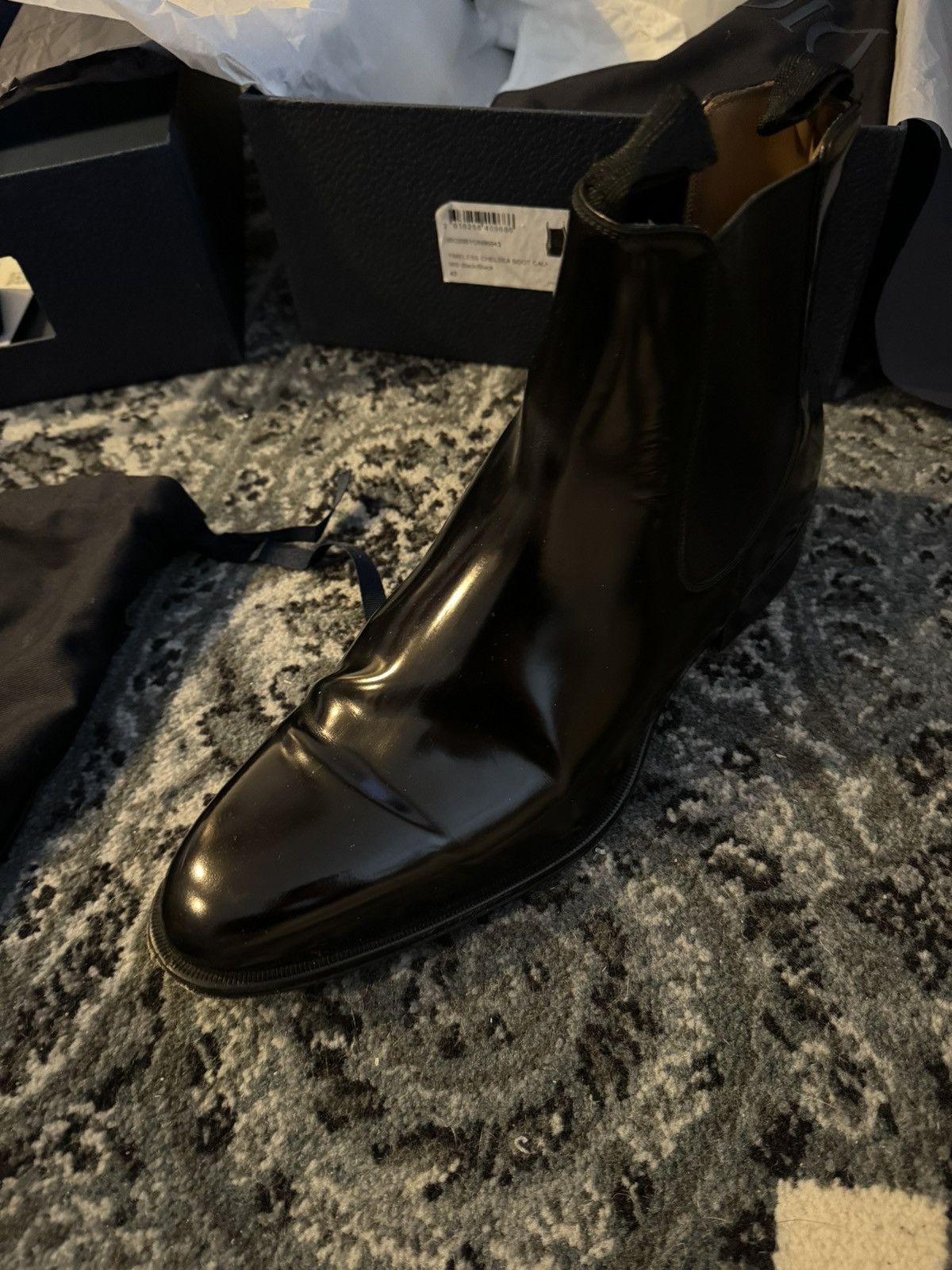 Dior Timeless Chelsea Boots Calf Leather Size US 10.5 / EU 43-44 - 8 Thumbnail