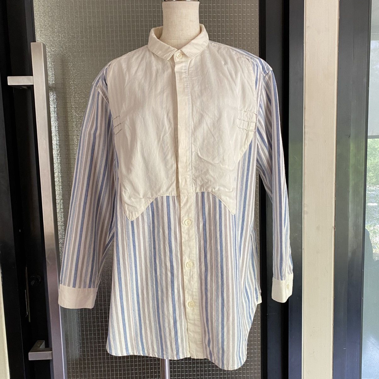 Ne-Net Ne-net Blue Stripe Bib Shirt Size US L / EU 52-54 / 3 - 7 Thumbnail