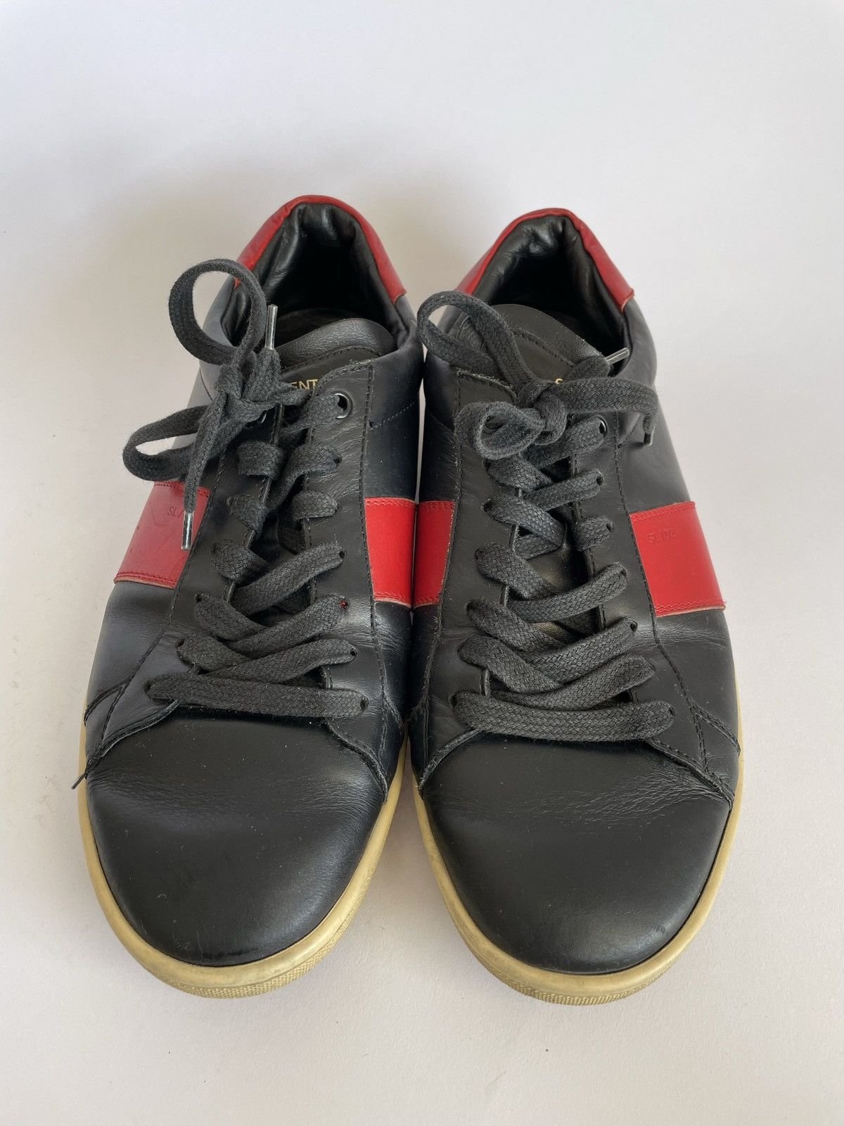 Saint Laurent Paris SAINT LAURENT SL/10H Leather Low-Top Sneaker Size 41.5 EUR Size US 8 / EU 41 - 2 Thumbnail