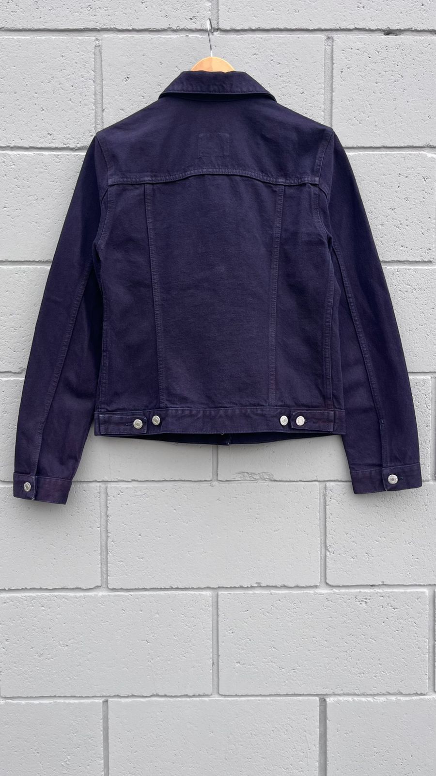 Helmut Lang Helmut Lang A/W99 Deep Purple Denim Jacket Size US XS / EU 42 / 0 - 11 Thumbnail
