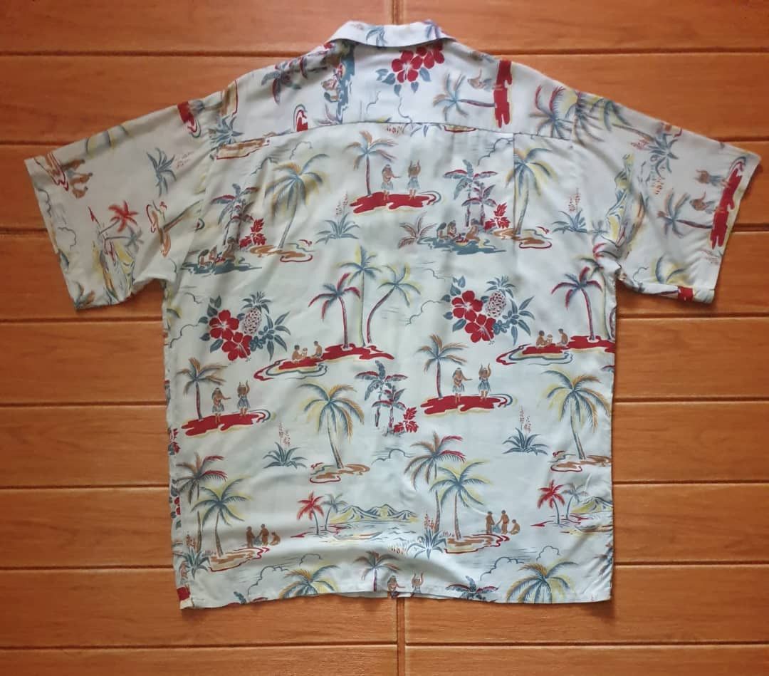Japanese Brand Pineapple Connection 100% Rayon Hawaiian Shirt Size US XL / EU 56 / 4 - 9 Thumbnail