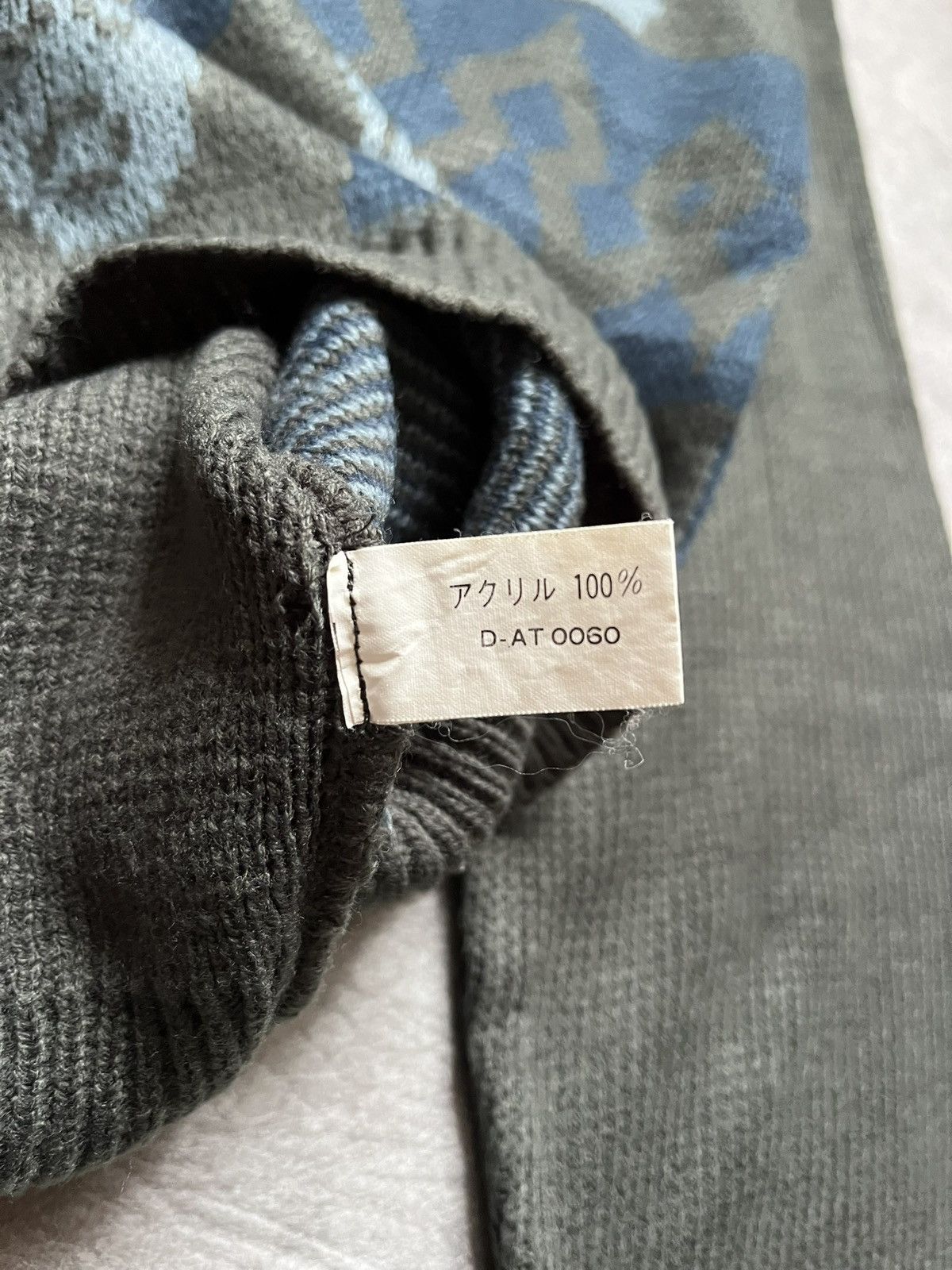 Japanese Brand St. Simon Patterned Knit Sweater Size US L / EU 52-54 / 3 - 4 Thumbnail