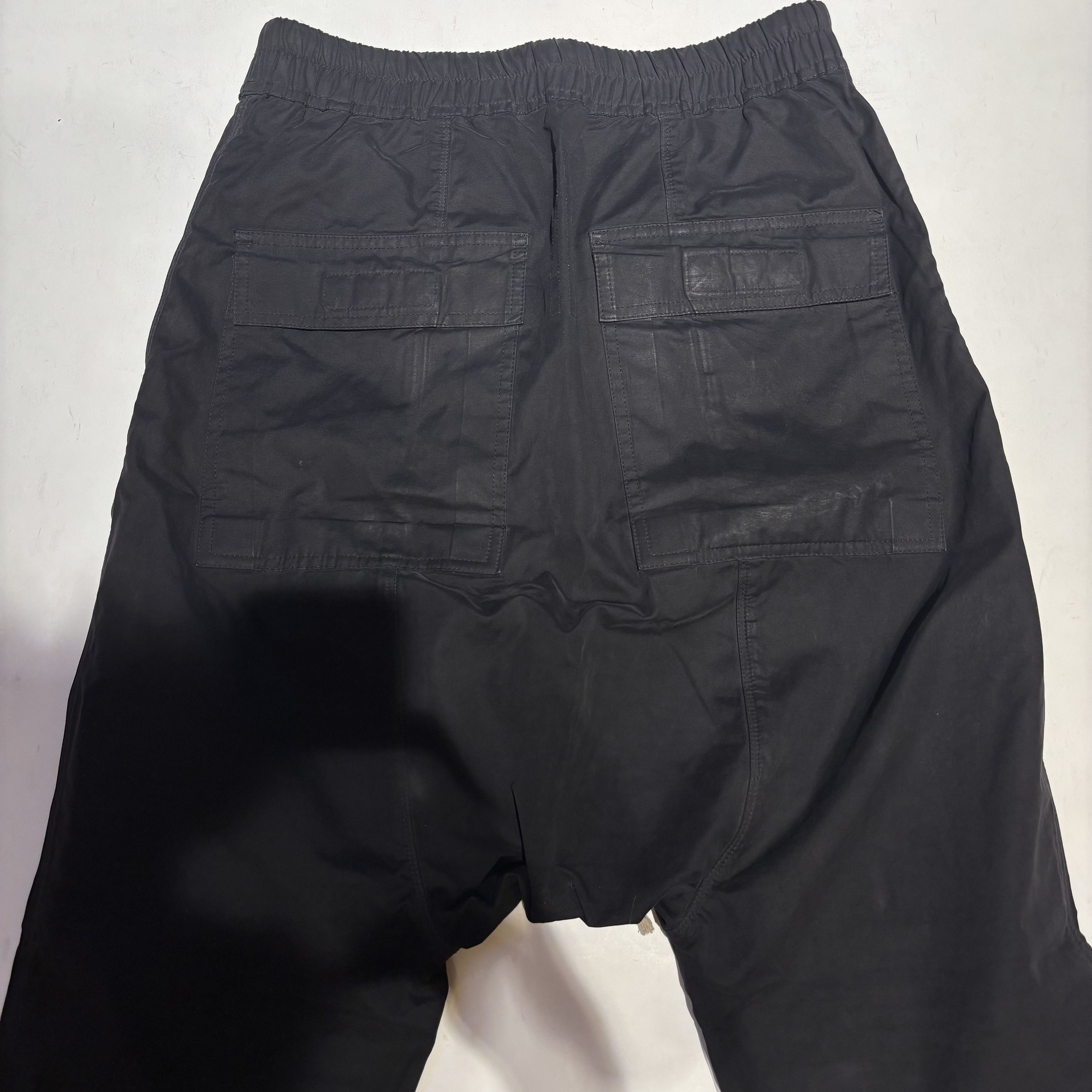 Rick Owens Drkshdw Rick Owens Drkshdw Cropped Dropcrotch Pants FW17 Glitter Size US 30 / EU 46 - 5 Thumbnail