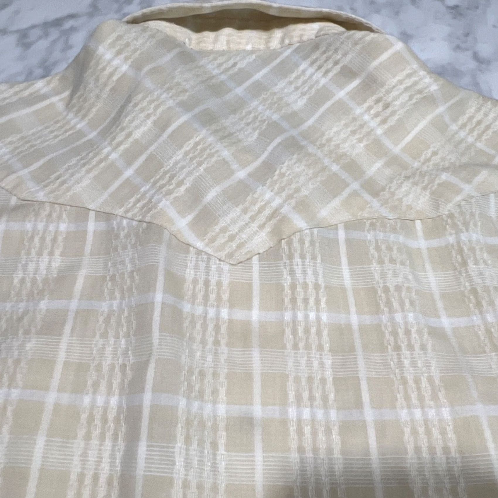 Vintage VINTAGE Dan River DR Westerns Shirt Mens Large Sleeve Pearl Snap Plaid Casual Size US L / EU 52-54 / 3 - 5 Thumbnail