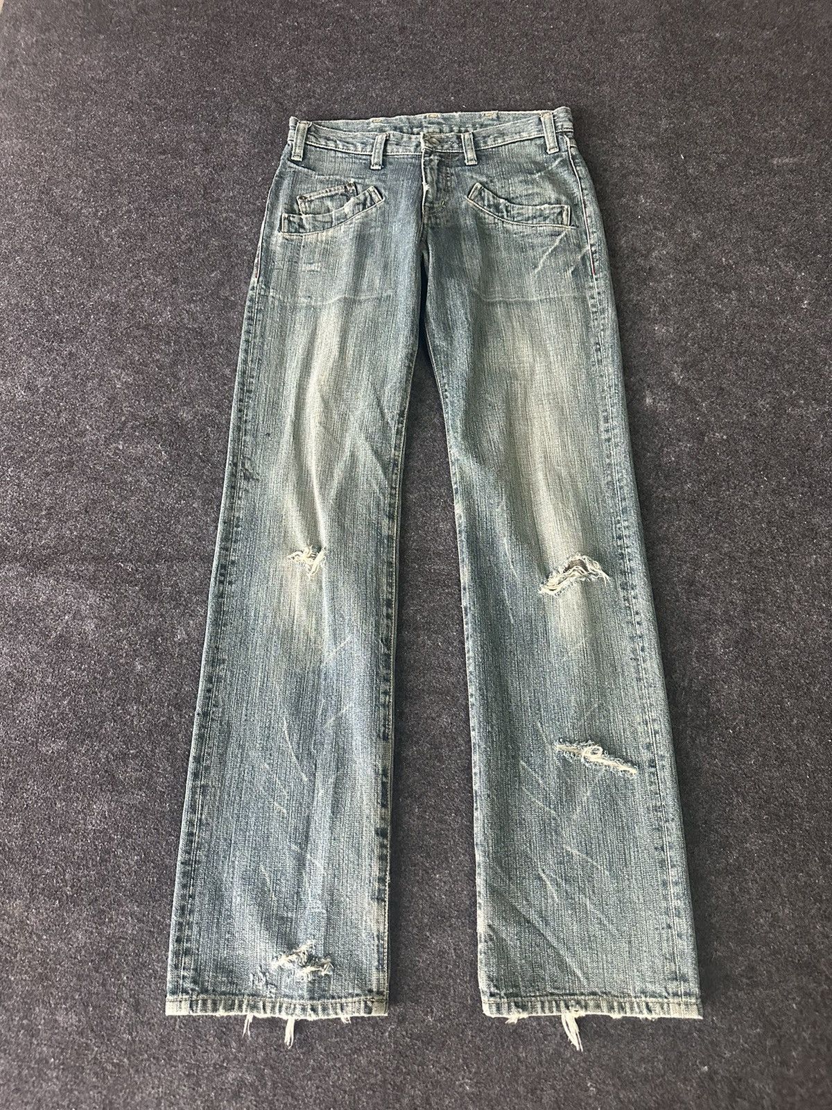 Beauty Beast × Japanese Brand × Vintage Vintage Dude Ranch Japan Denim D225 Size US 30 / EU 46 - 2 Thumbnail