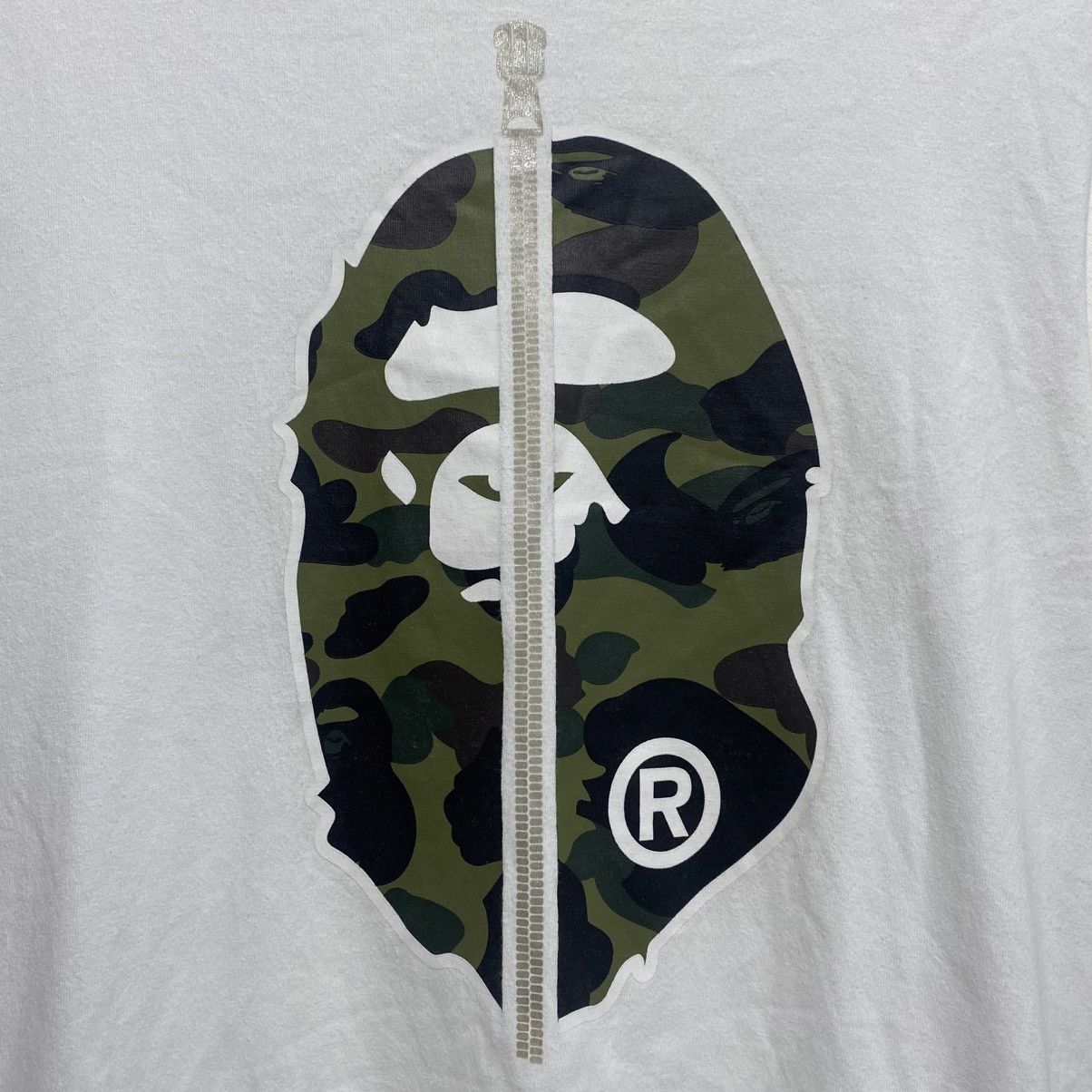Bape Bape Head Camo White Shirt Size US M / EU 48-50 / 2 - 3 Thumbnail