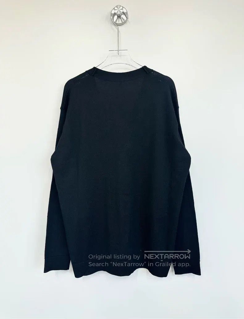 Loewe Loewe Black Logo Knit Cardigan Jacket Size S / US 4 / IT 40 - 2 Thumbnail