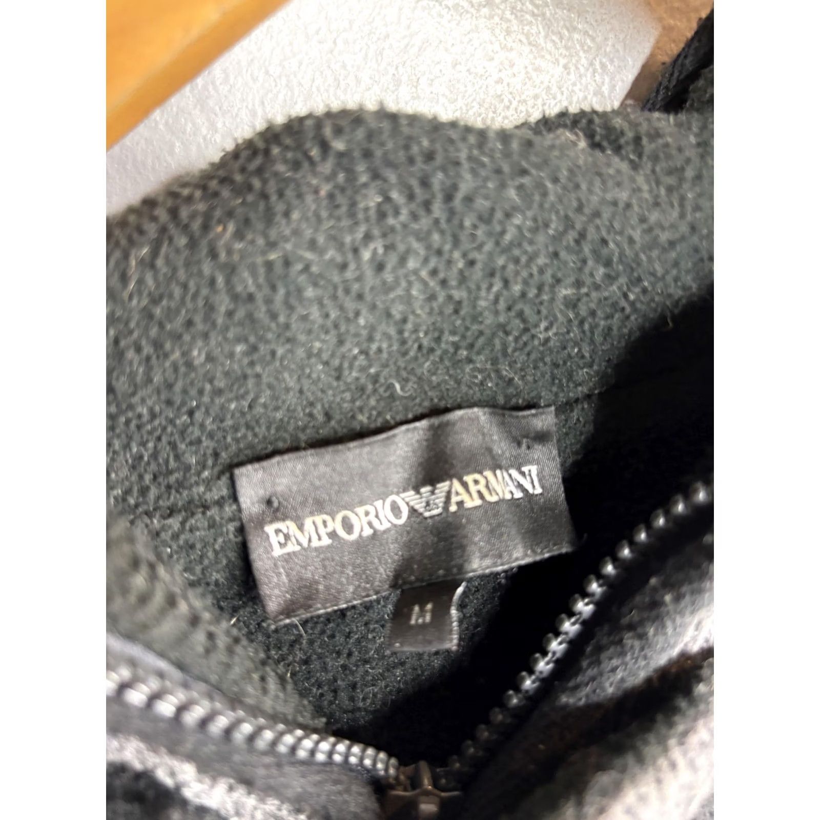Emporio Armani Emporio Armani Sweater Mens M Gray Hooded 1/4 Zip Toggle EV Armani Logo Knit Pullover Long Sleeve Fall Winter Casual Mens Size US M / EU 48-50 / 2 - 4 Thumbnail