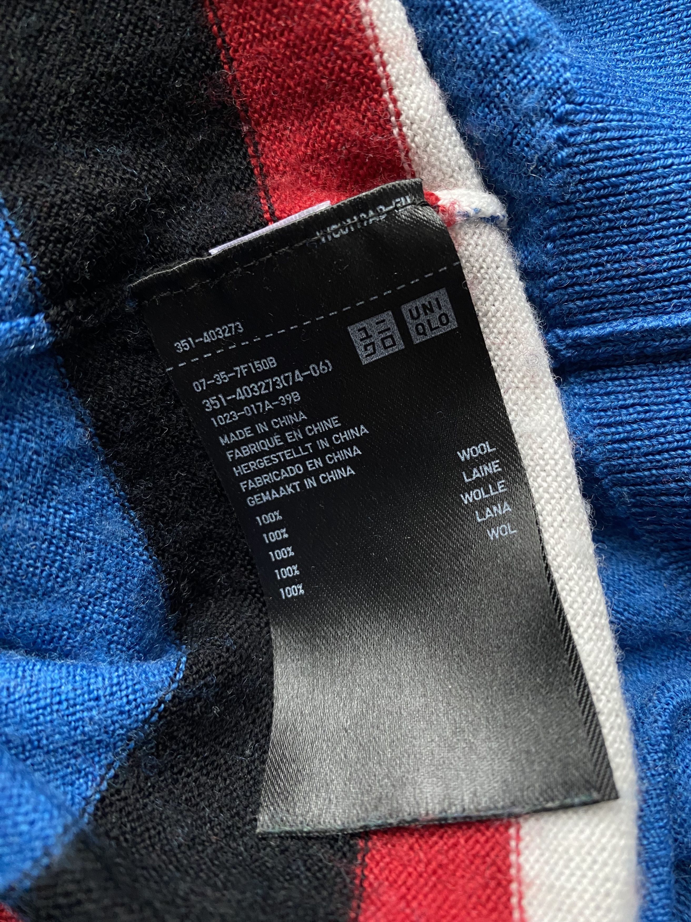 JW Anderson × Uniqlo J.W. Anderson Uniqlo Wool Striped Sweater Size US M / EU 48-50 / 2 - 7 Thumbnail
