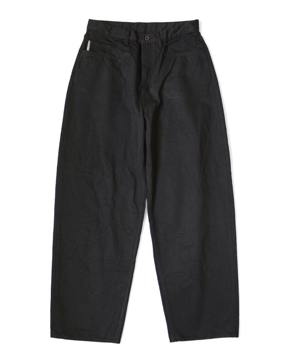 Kapital 14oz Black x Black Denim Club Baggy 5-Pocket Pants Size US 32 / EU 48 - 10 Thumbnail