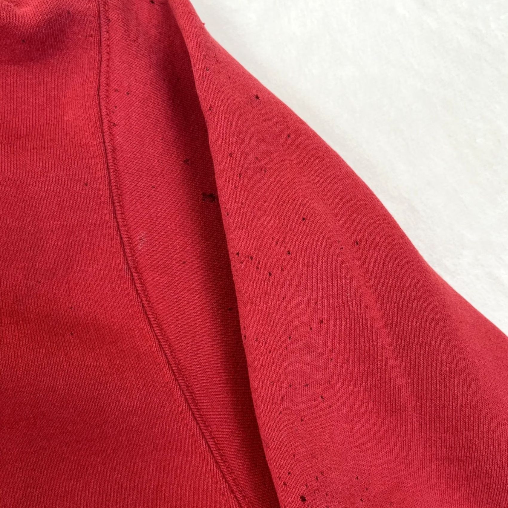 Carhartt Vintage Carhartt Hoodie Sweatshirt Mens XL Red Thrashed Faded Retro Size US XL / EU 56 / 4 - 5 Thumbnail