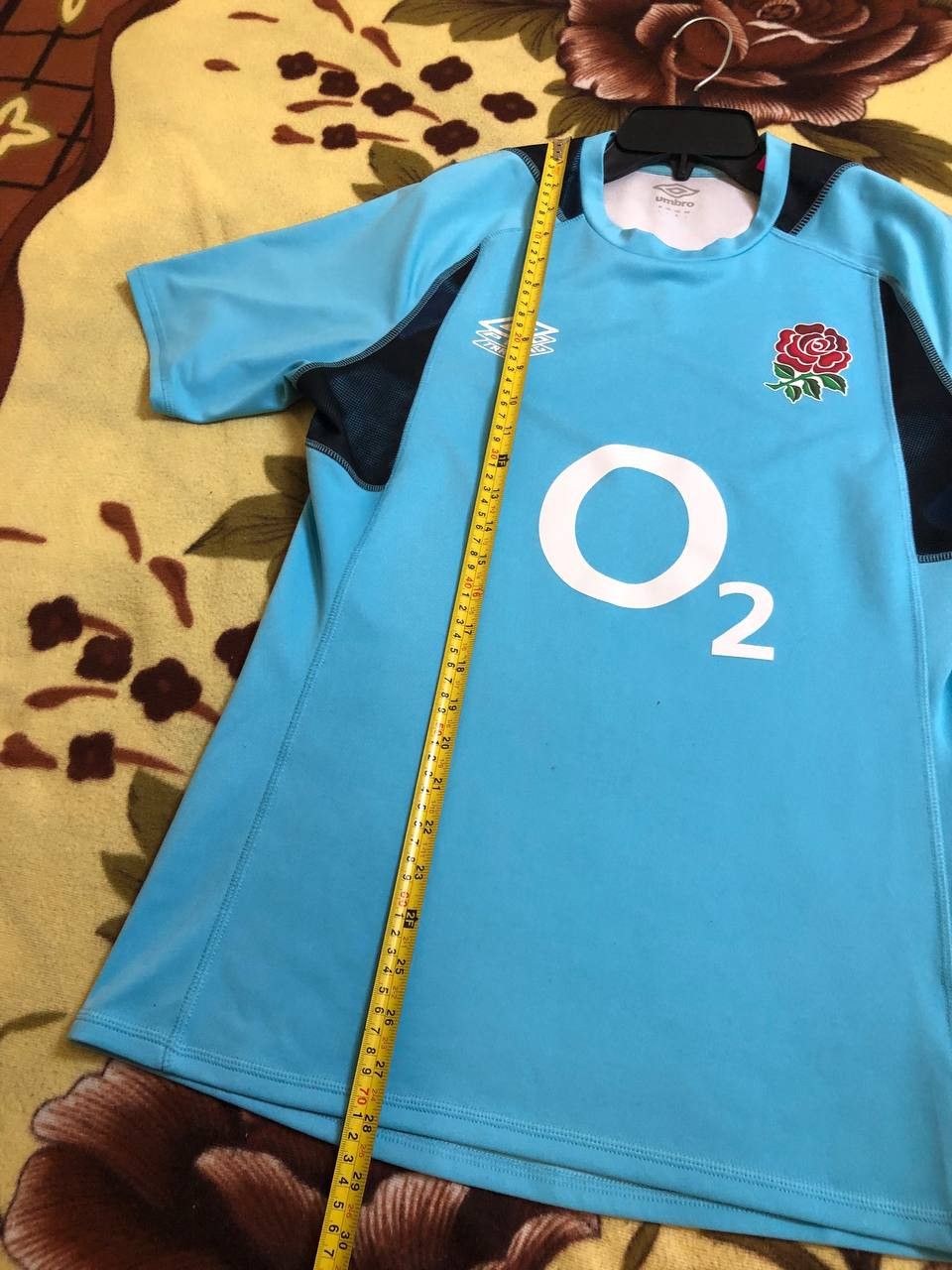 Umbro Umbro England Rugby Shirt Men's Sky Blue tee Size US L / EU 52-54 / 3 - 7 Thumbnail