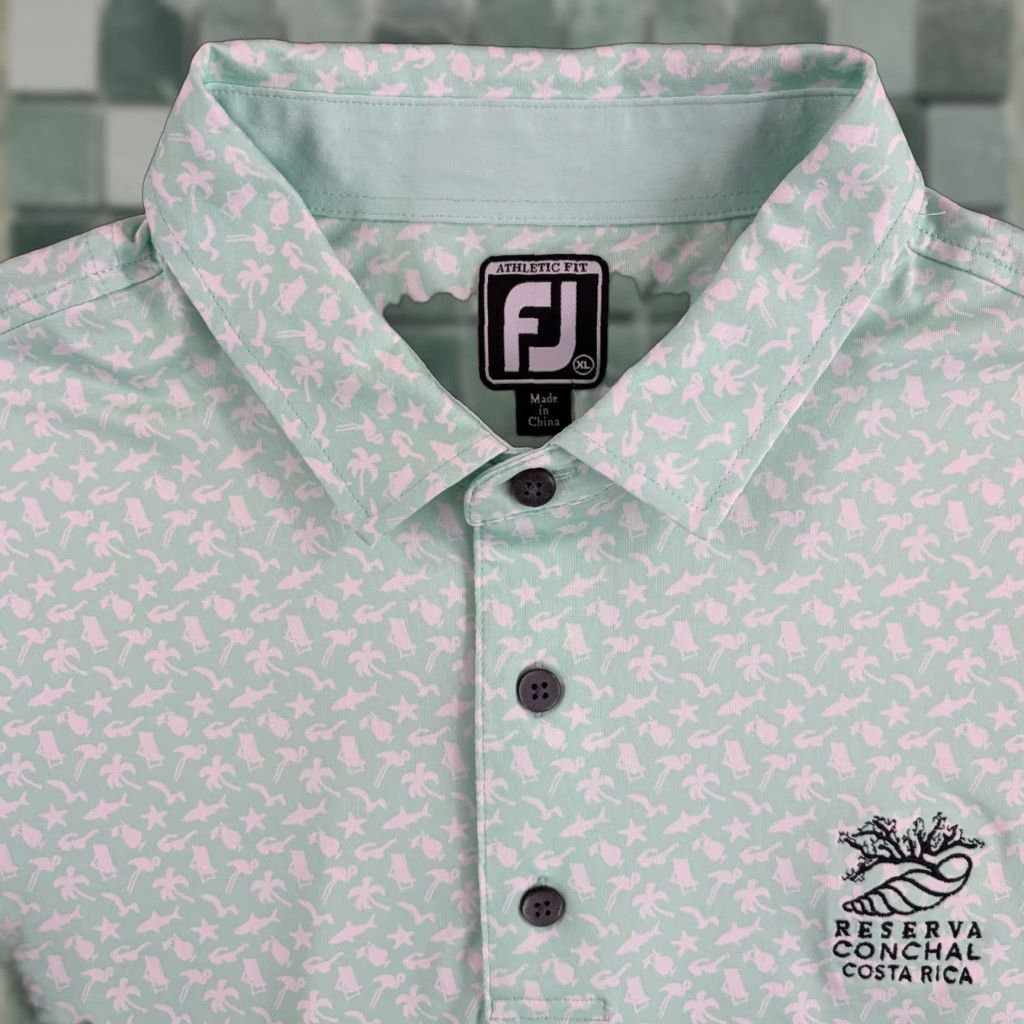 Footjoy FootJoy x RESERVA CONCHAL COSTA RICA Polo Shirt Beach Print Mint Men XL NWOT Size US XL / EU 56 / 4 - 1 Thumbnail