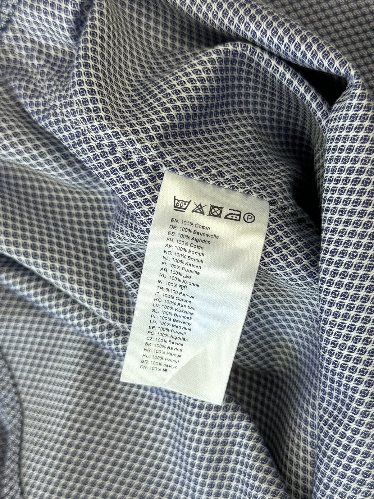 Eton Eton Slim Fit Cotton Long Sleeve Men’s Shirt Size US L / EU 52-54 / 3 - 9 Thumbnail