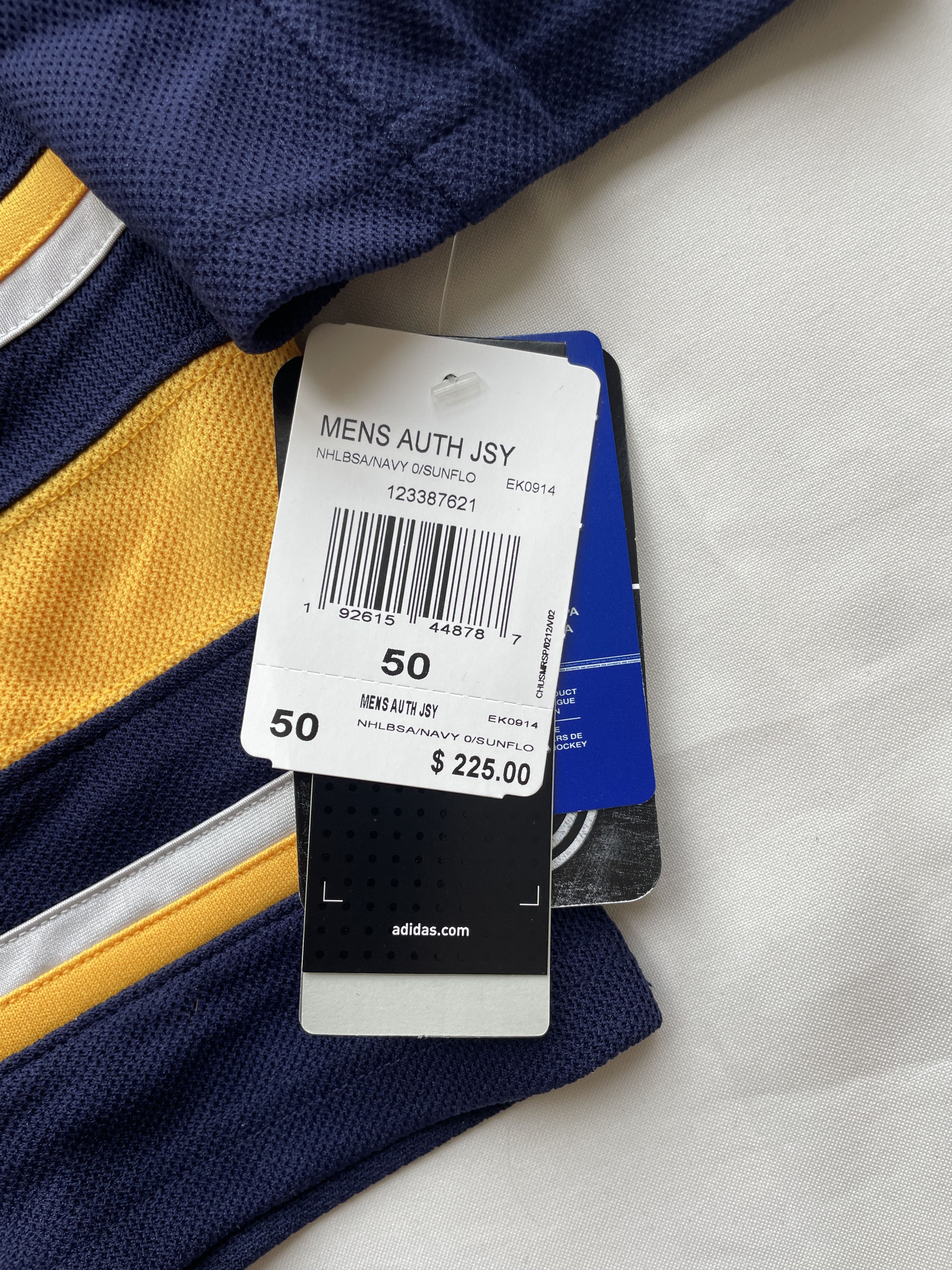 Adidas BNWT Buffalo Sabres NHL #9 Eichel Men's Authentic Jersey Size US M / EU 48-50 / 2 - 8 Thumbnail