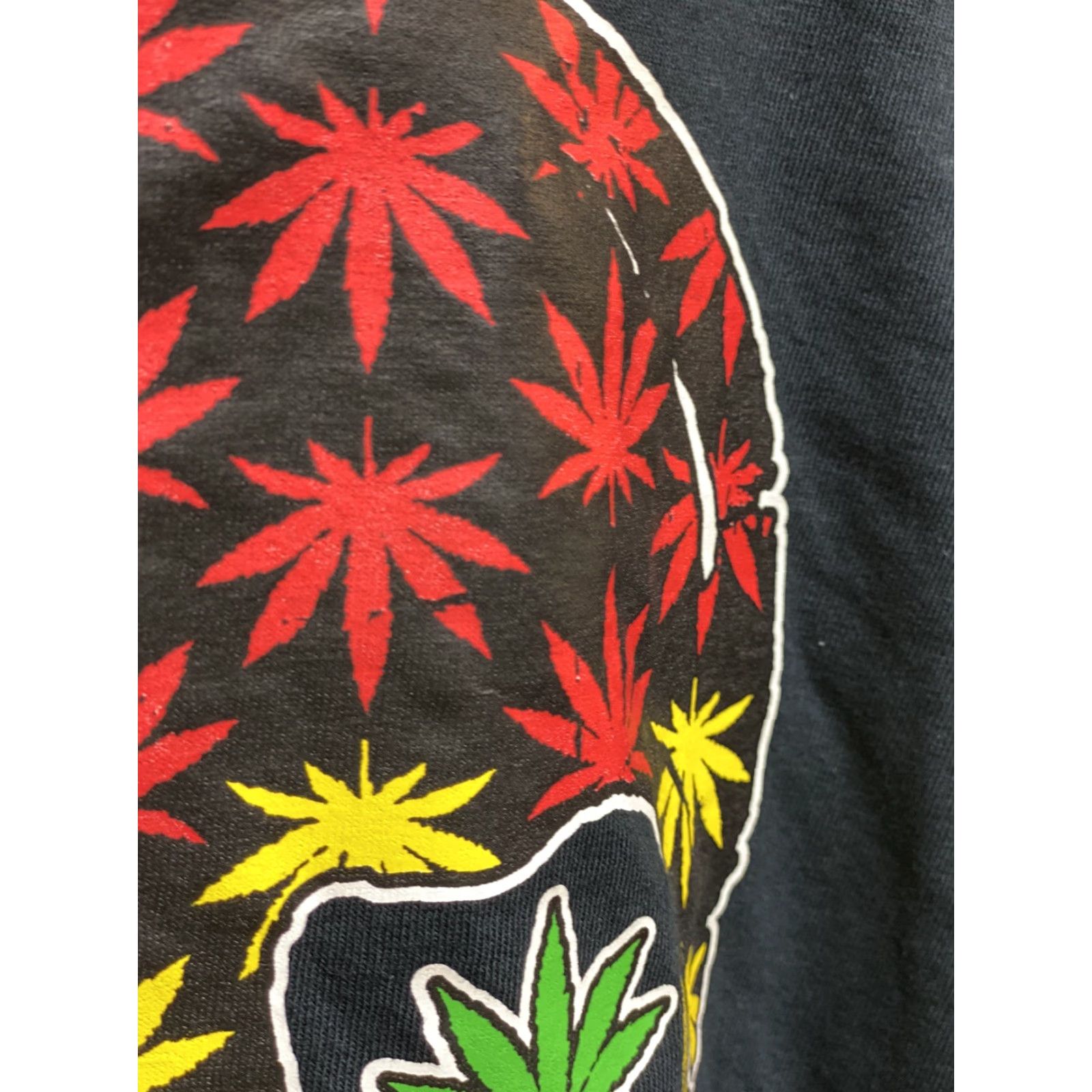 Gildan Gildan T-Shirt Skull Hemp Short Sleeve Crew Neck Mens XL Black Size US XL / EU 56 / 4 - 3 Thumbnail