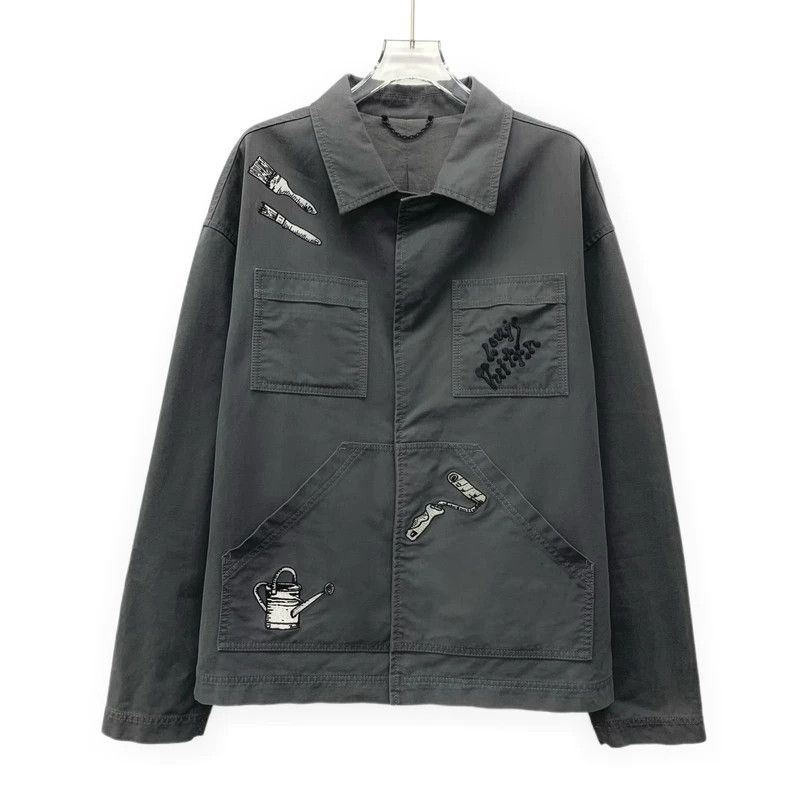 Louis Vuitton Louis Vuitton 23 grey tool logo monogram embroidered cotto Size US M / EU 48-50 / 2 - 1 Thumbnail
