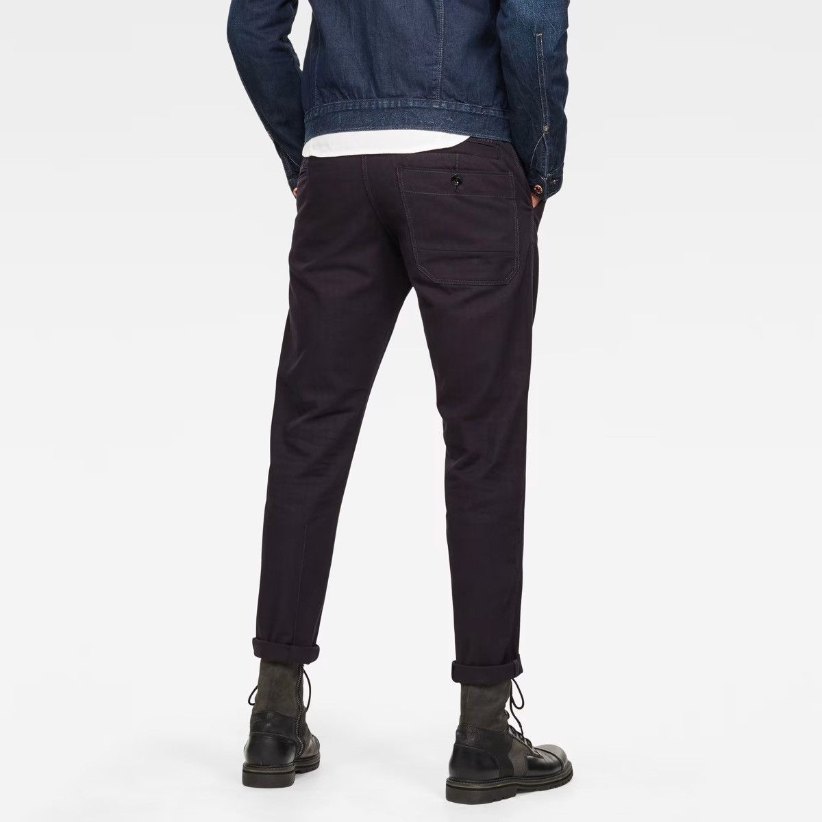 G-Star G-Star Raw Loic Relaxed Tapered Chino Cinch Back Men 30 x 32 Size US 30 / EU 46 - 5 Thumbnail