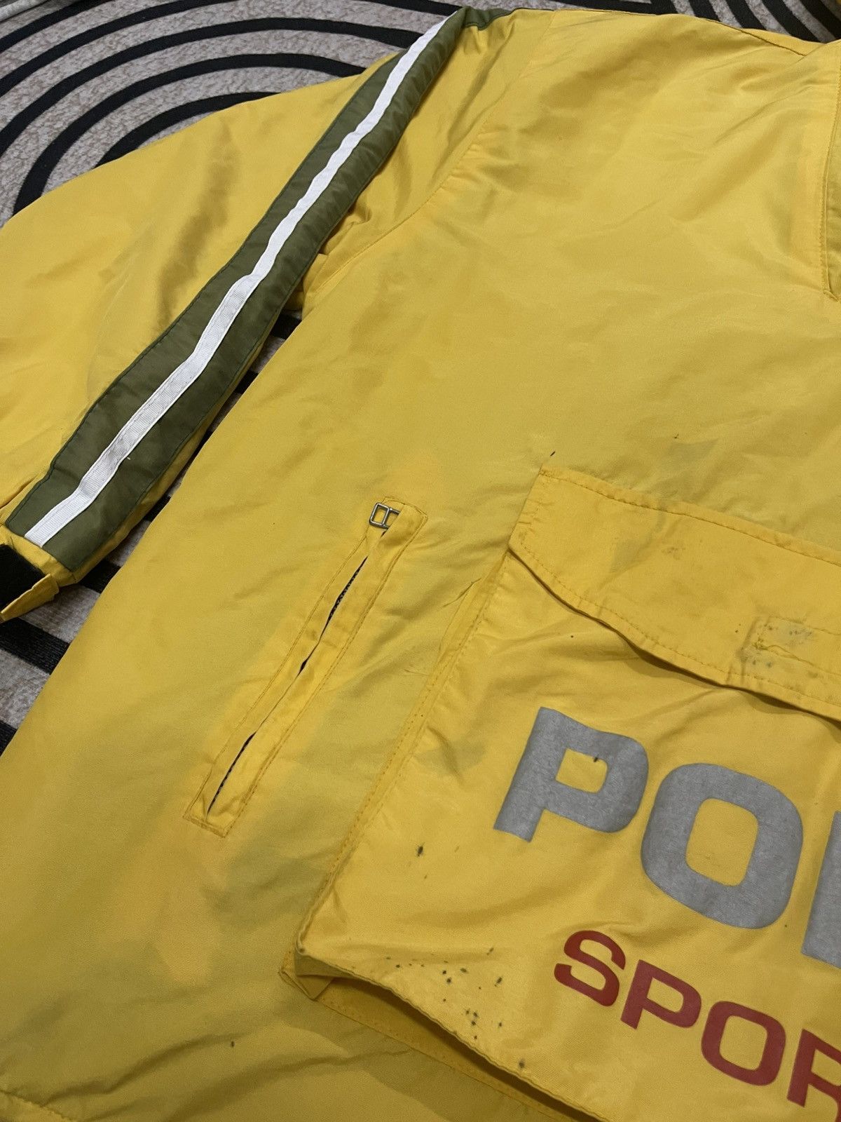 Polo Ralph Lauren 90s POLO SPORT BY RALPH LAUREN HALFZIPPER ANORAK HOODIE Size US XL / EU 56 / 4 - 8 Thumbnail