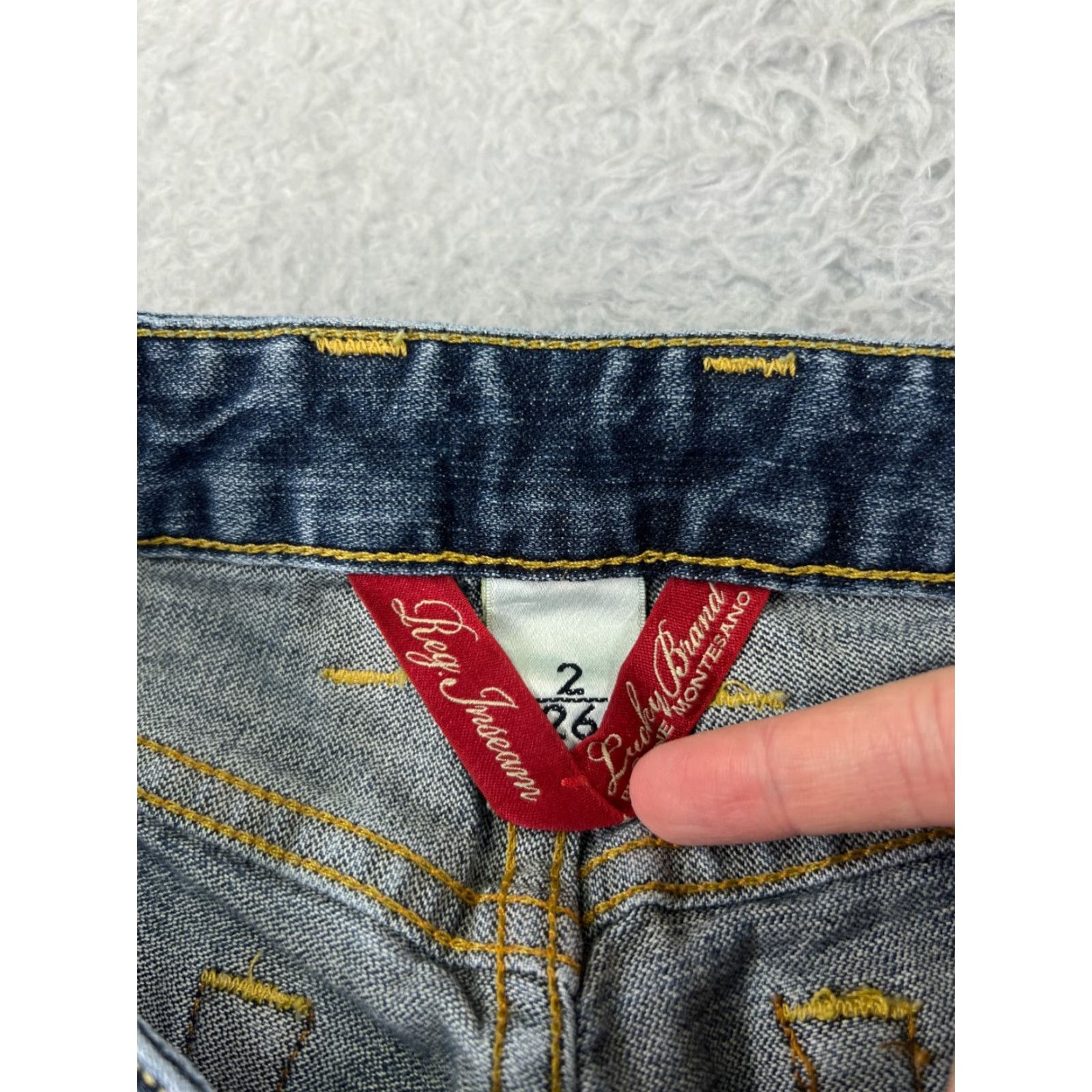 Lucky Brand Lucky Brand Women's Skinny Jeans 2 Blue Denim Low Rise Cotton Blend USA Fall Spring Summer Winter Size 26" / US 2 / IT 38 - 3 Thumbnail