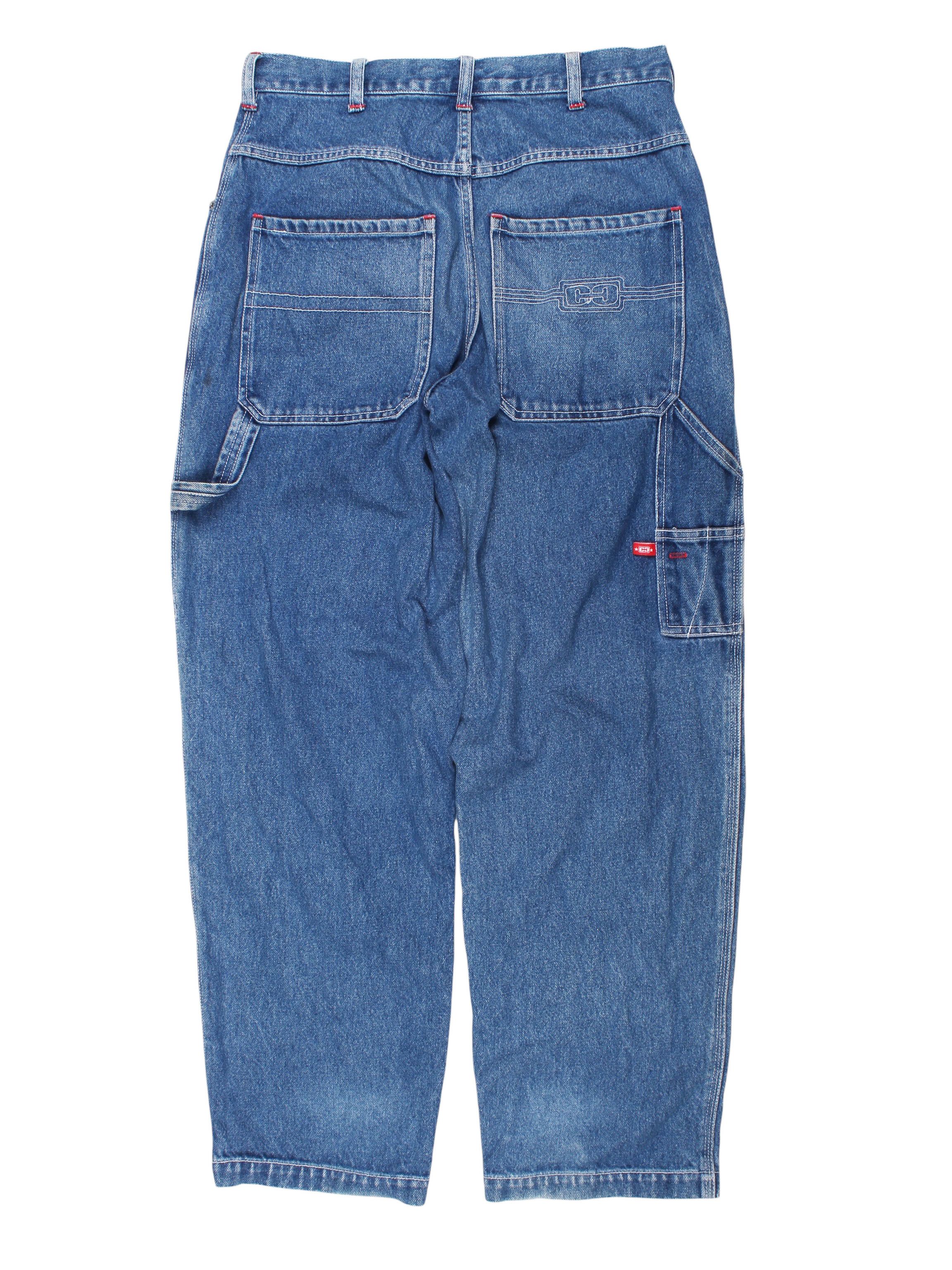 Jean × Vintage Vintage 90's Y2K CCD Baggy Jeans Pants Size W 32 in Size US 32 / EU 48 - 1 Thumbnail