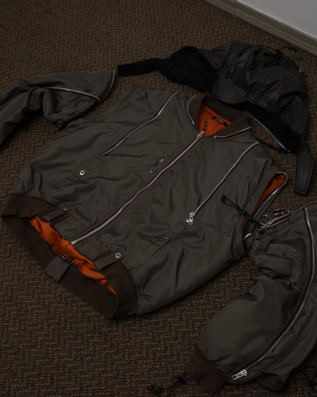 blackmerle Blackmerle Modular Oversized Bomber Jacket - Show Sample Size US L / EU 52-54 / 3 - 8 Thumbnail