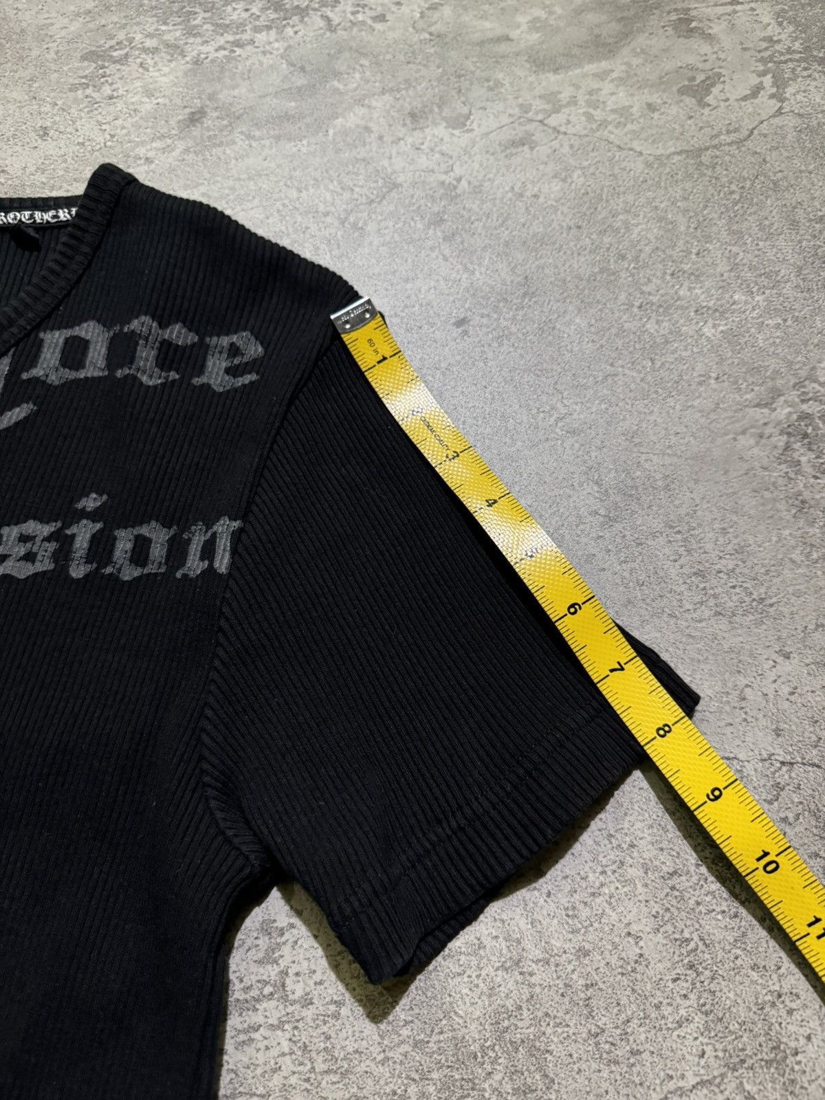 Japanese Brand Y2k M.C.D IFSIXWASNINE POEM VNECK KNIT TSHIRT Size US M / EU 48-50 / 2 - 11 Thumbnail
