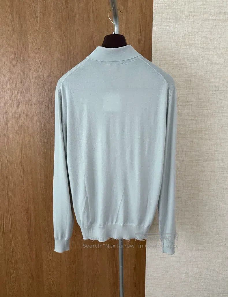 Hermes Hermes Autumn and Winter Men's Knitted Polo Size US L / EU 52-54 / 3 - 6 Thumbnail