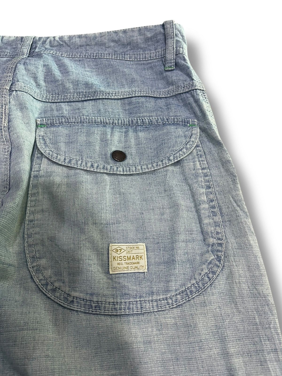 If Six Was Nine × Japanese Brand × Le Grande Bleu (L.G.B.) JAPANESE BRAND KISSMARK WASHED BLUE PANT Size US 32 / EU 48 - 9 Thumbnail